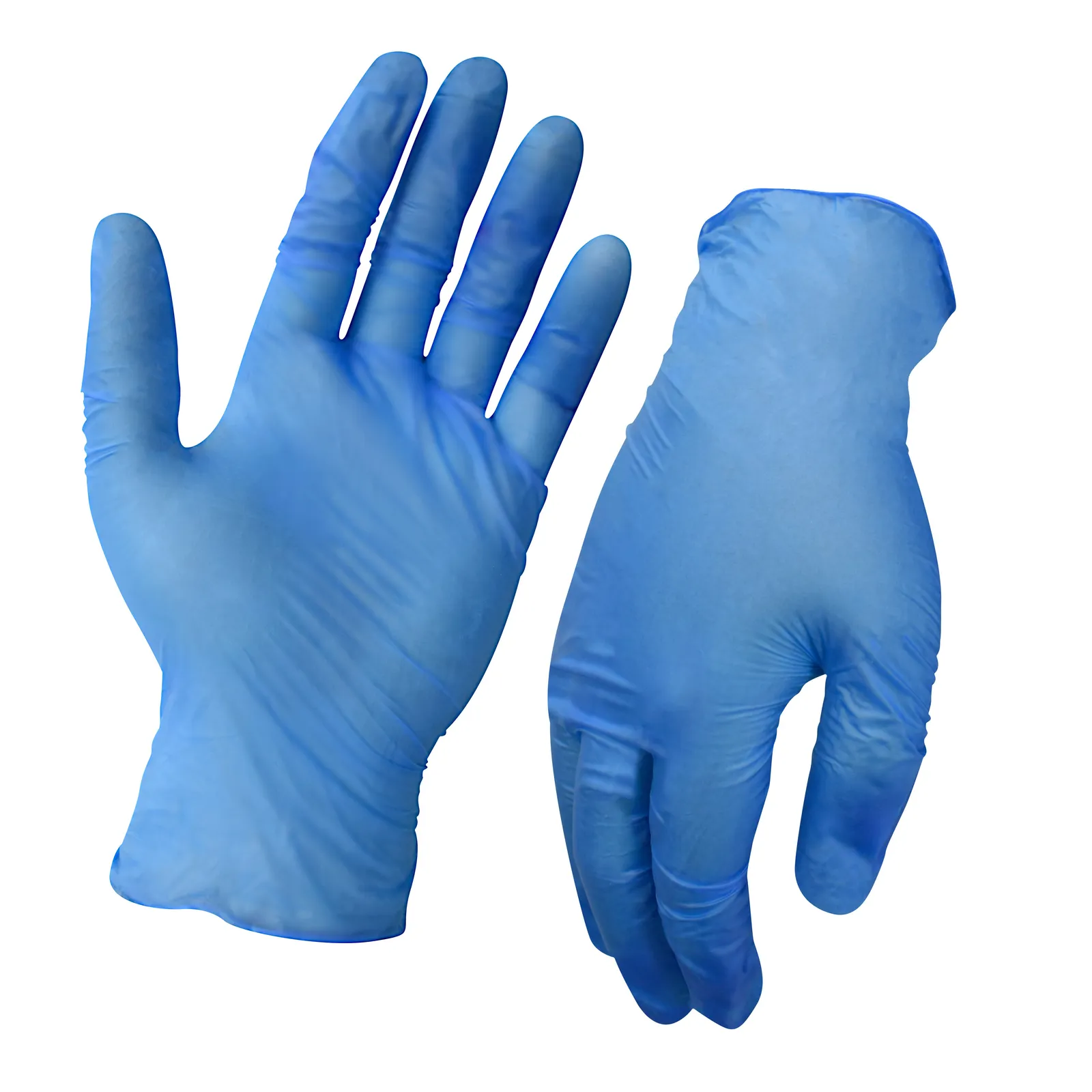Ultra Fresh 468407 - Powder-Free Blue Vinyl Disposable Examination Gloves Premium Weight