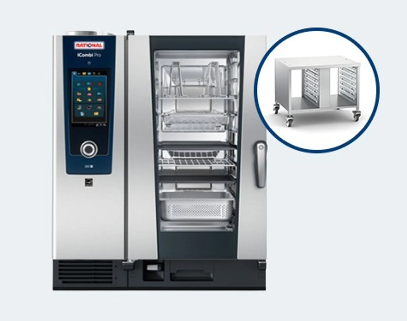 Rational iCombi Classic Combi Oven ICC101G-LP-LH 10 tray 1/1 GN with Stand