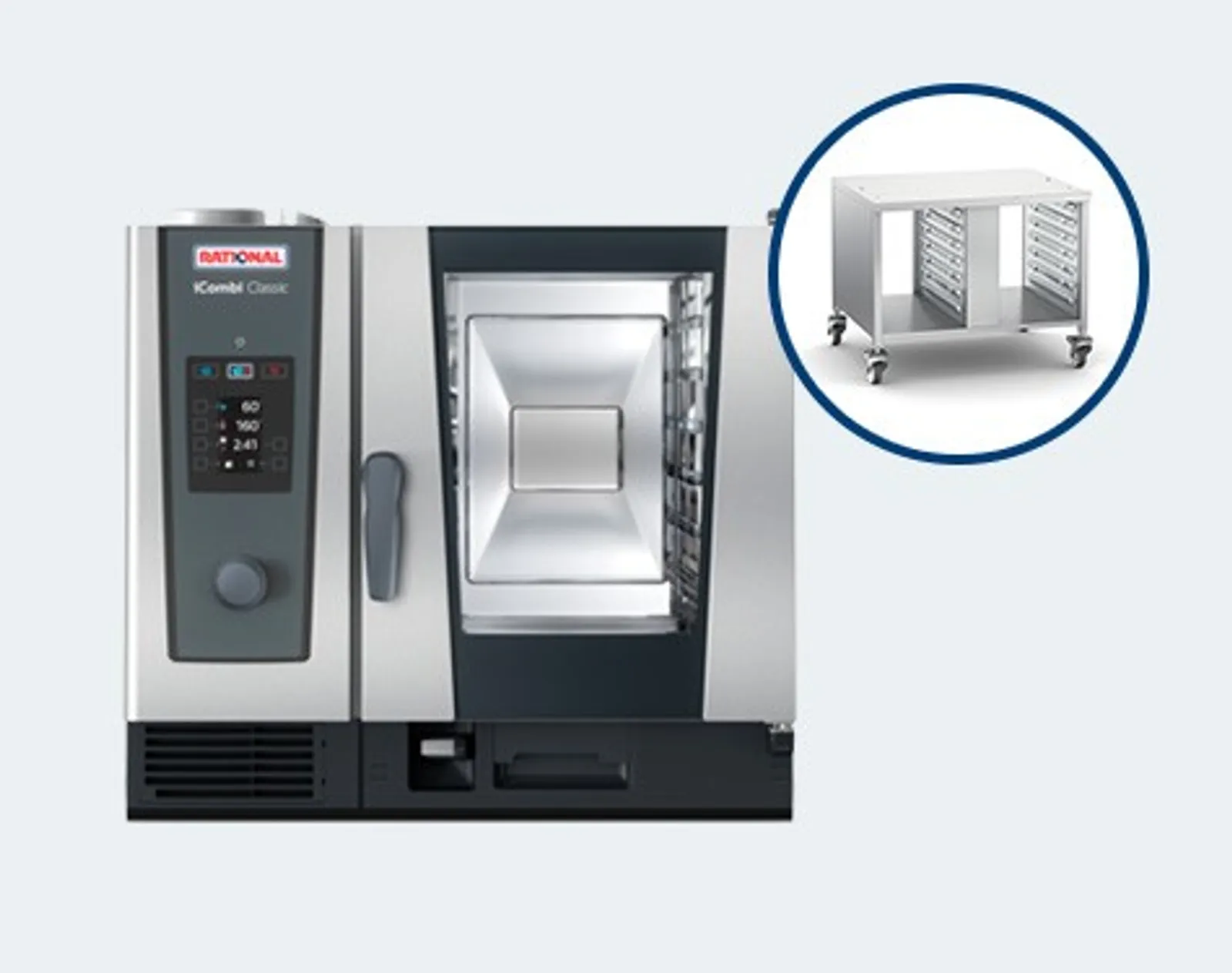Rational ICC61-DEMO - iCombi Classic Combi Oven 6 Tray 1/1 GN with Stand