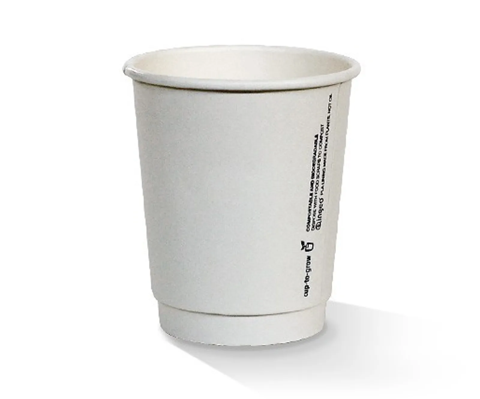 Pac Trading PPC8D 8oz PLA Coated DW Cup/Plain/Standard 80 x 58 x 90mm CARTON