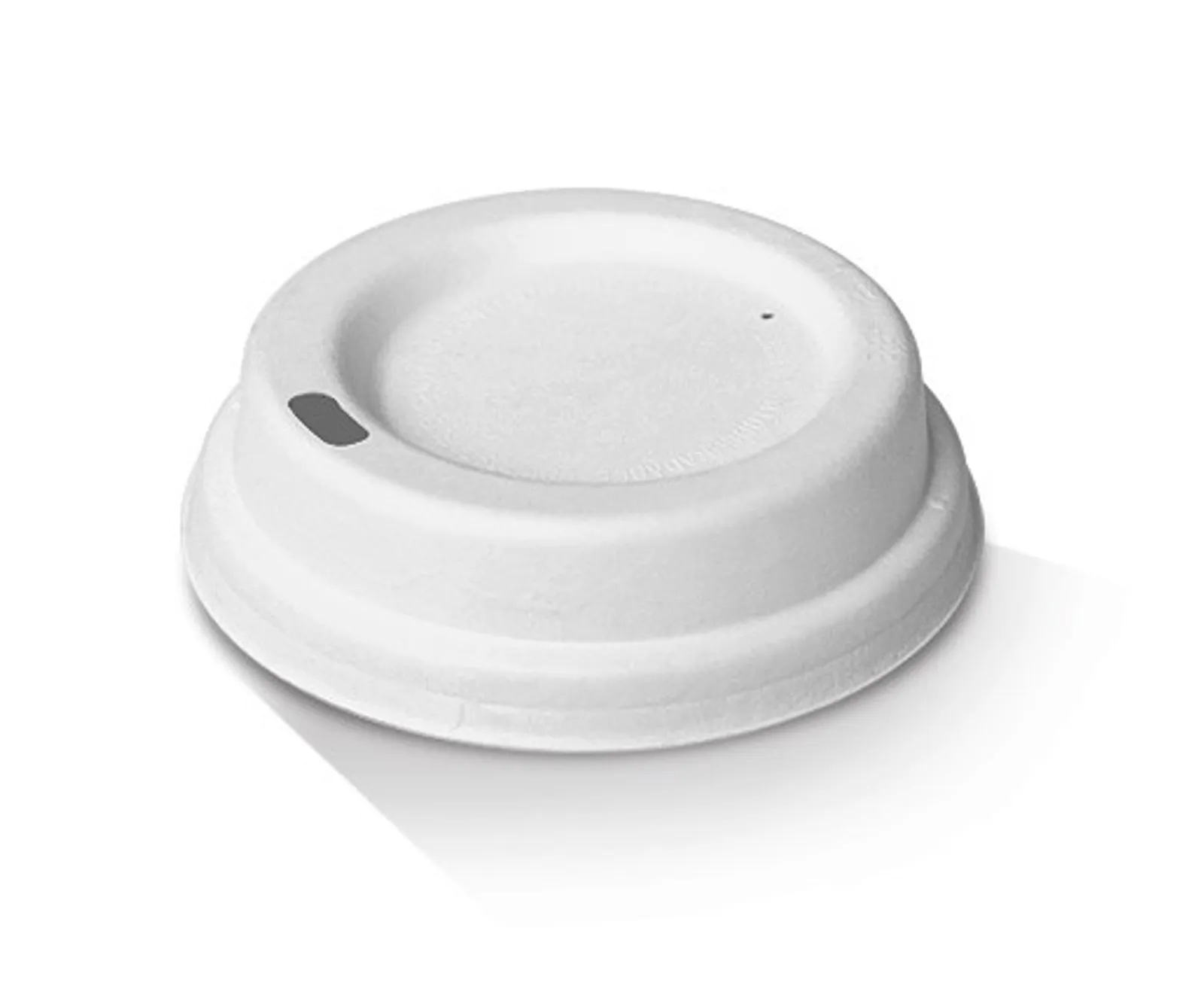 Pac Trading BL8W 6/8/10oz Bagasse Lid / White 80mm CARTON