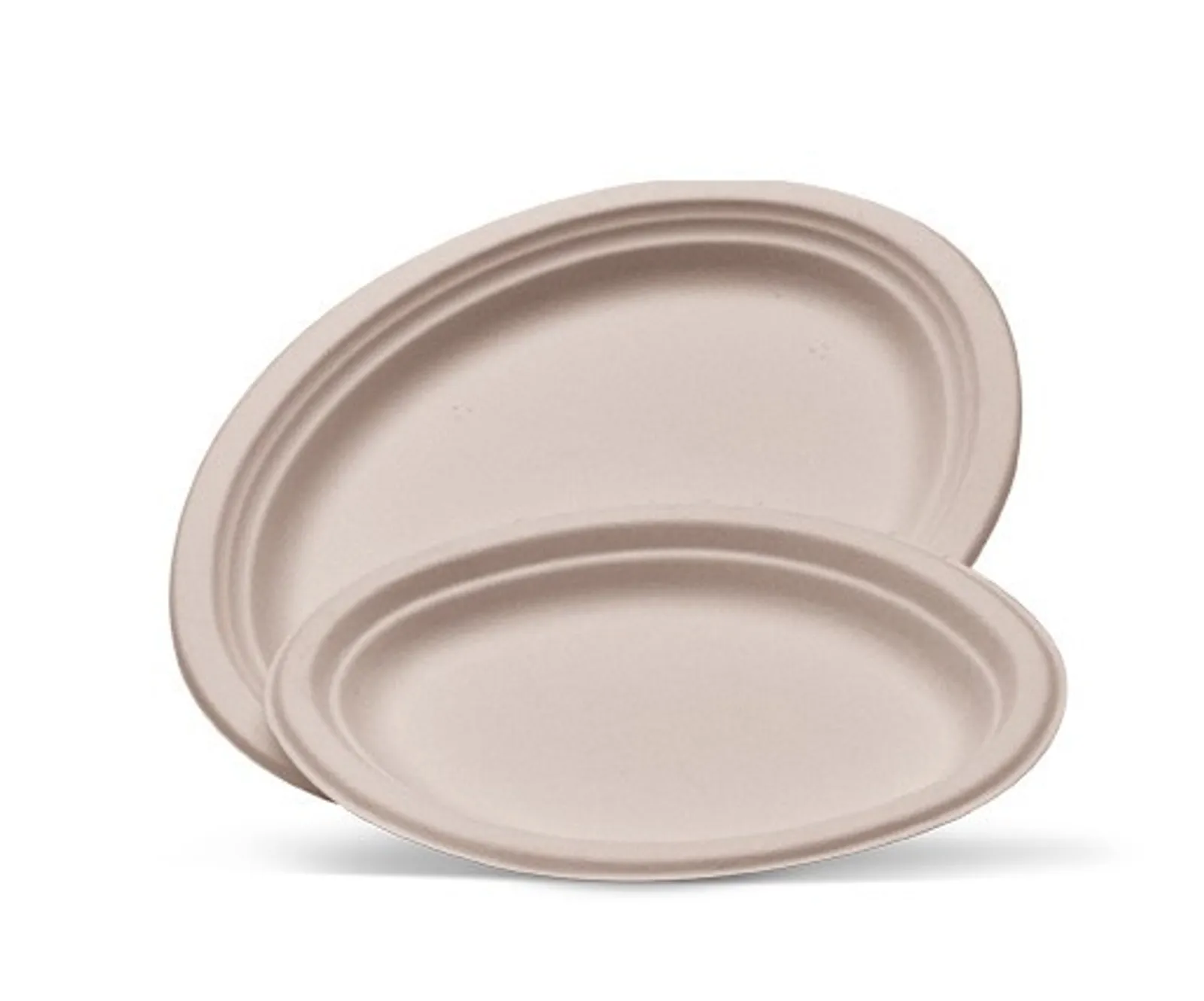 Pac Trading BTY03 Large Oval Plate - Bamboo 251 x 318mm CARTON