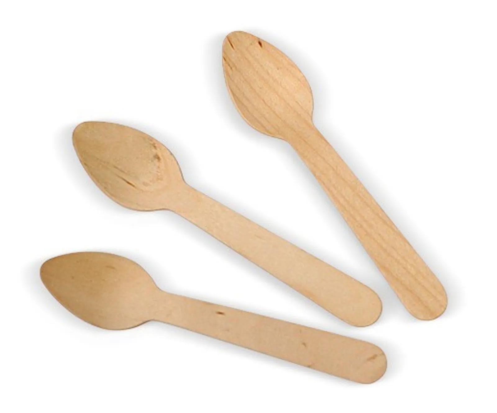 Pac Trading WS110 Wooden Tea Spoon 110 x 23 x 1.5mm CARTON