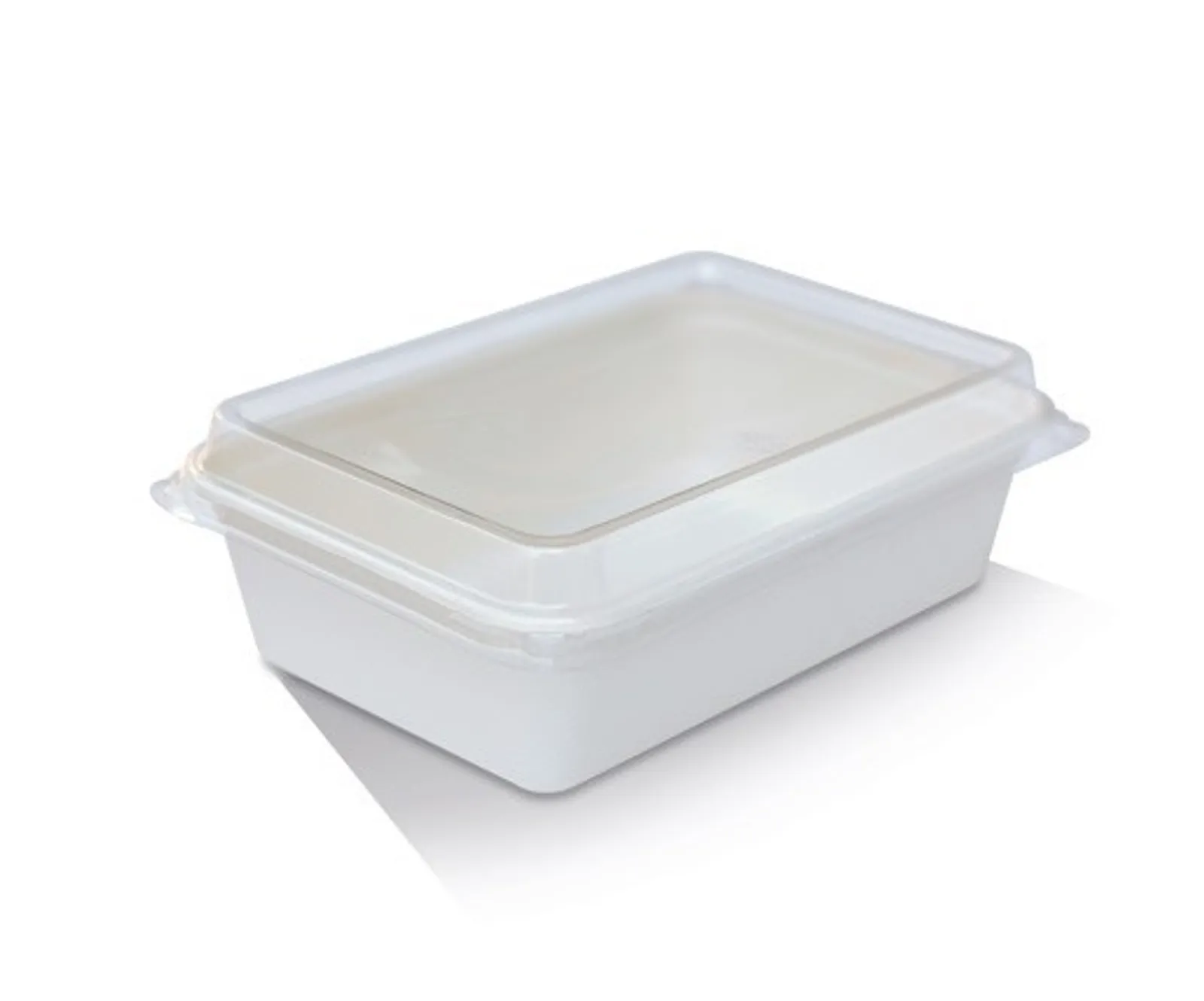 Pac Trading TR18L PET Lid / Sugarcane Tray 18oz 177 x 123 x 18mm CARTON