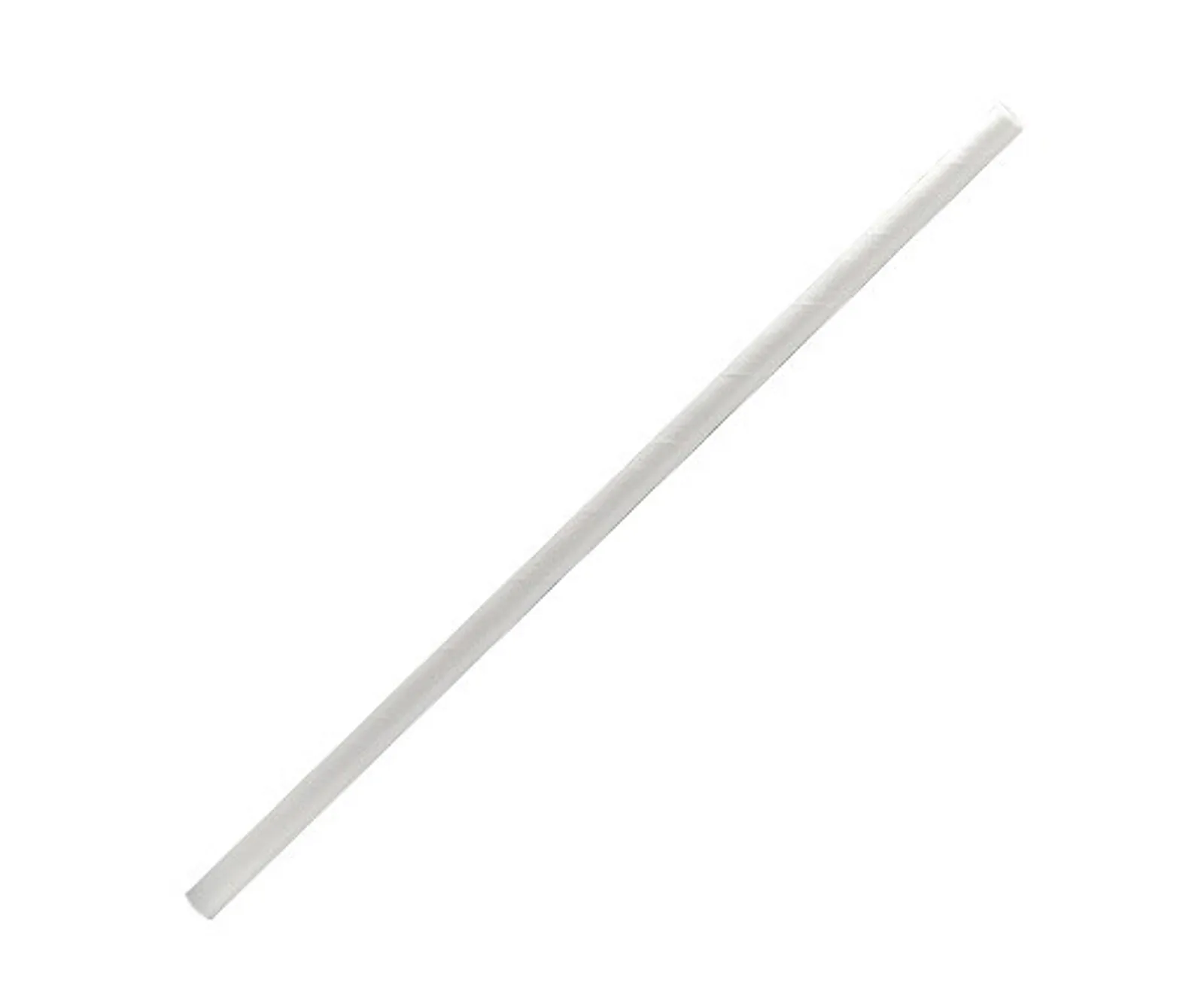 Pac Trading PSC White Paper Straw Cocktail - Plain White 5.5 x 120mm CARTON