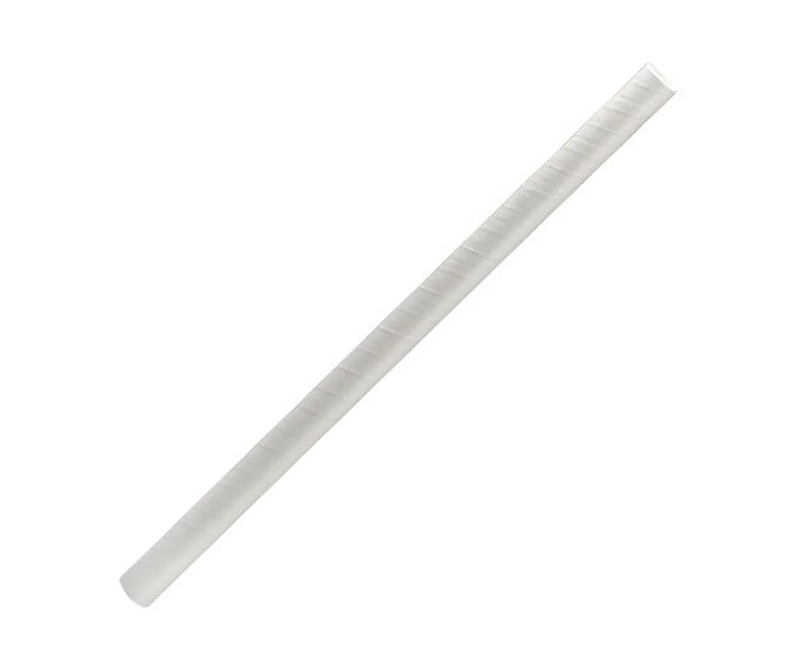 Pac Trading PSJ White Paper Straw Jumbo  - Plain White 10 x 240mm CARTON