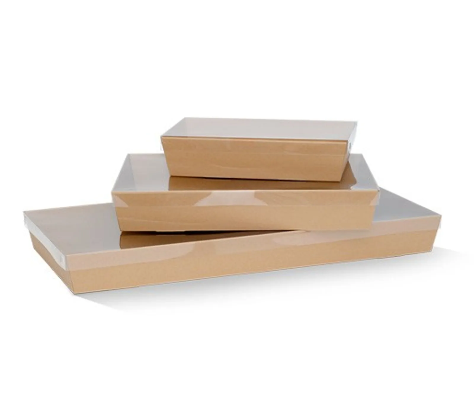 Pac Trading BCTL Brown Catering Tray - Large 560 x 255 x 80mm CARTON