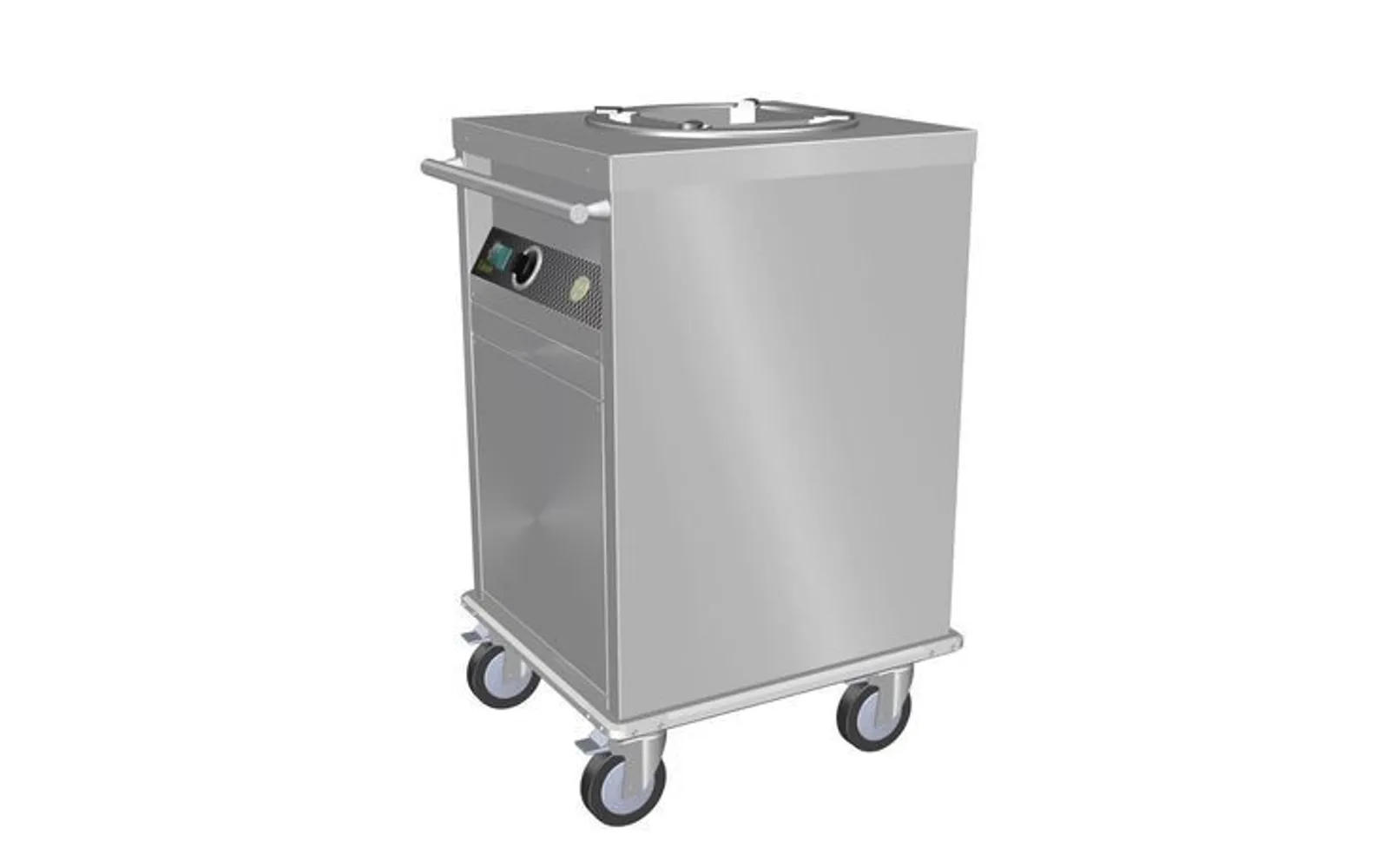 Culinaire CH.PD.HS.1 - Single Tube Heated Mobile Plate Dispensers