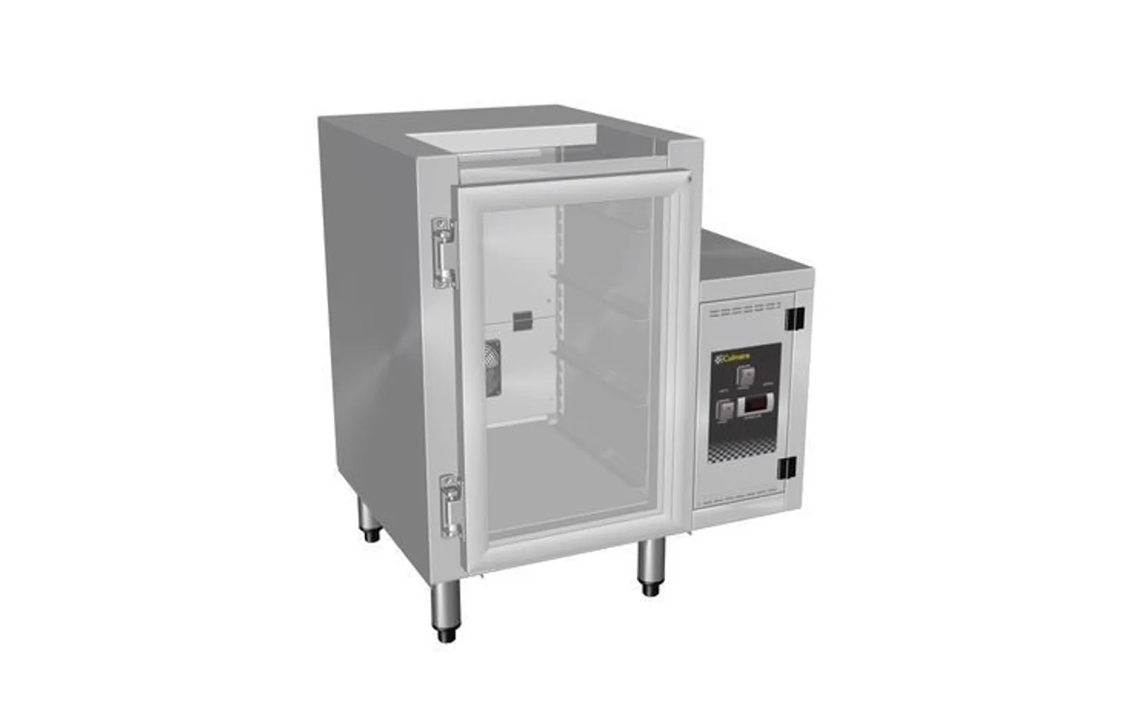 Culinaire CR.GC1.L.RC.L  Single Door Glass Chiller - Lift Off Lid - Right Hand Control Box - Left  Hinged Door