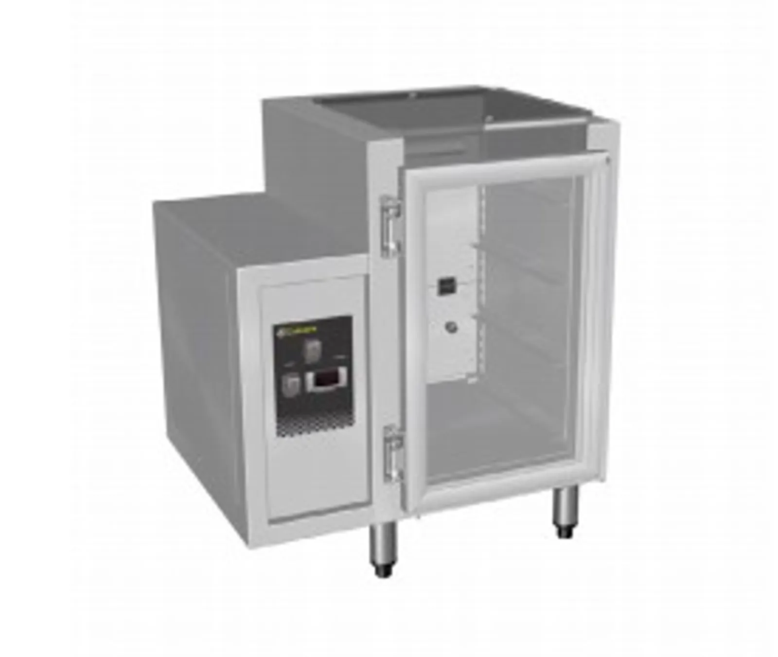 Culinaire CR.GC1.L.RCL.L   Single Door Glass Chiller - Lift Off Lid - Left Hand Control Box - Left  Hinged Door