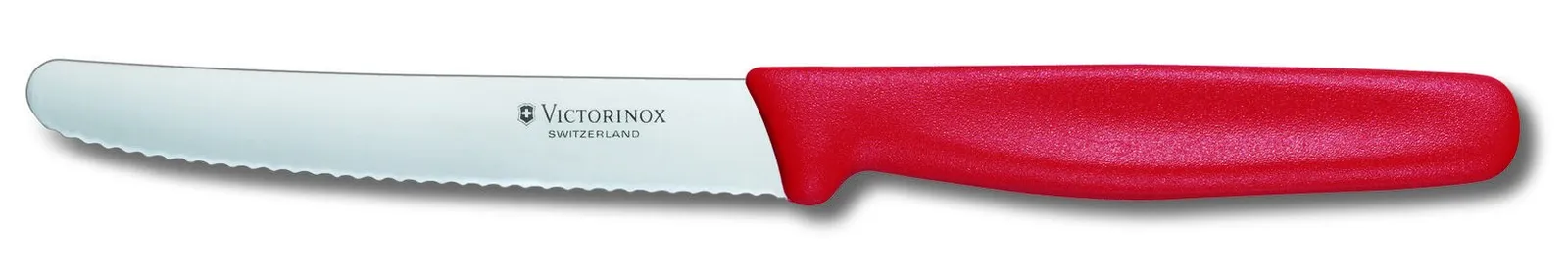 Victorinox 5.0831 Steak & Tomato Knife 11 cm Wavy Red