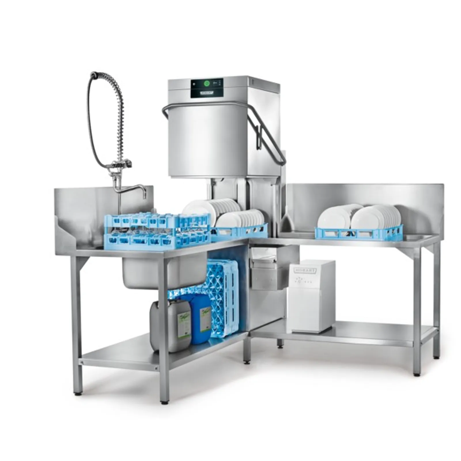 Hobart PREMAX AUP Hood-Type Dishwasher with ASR