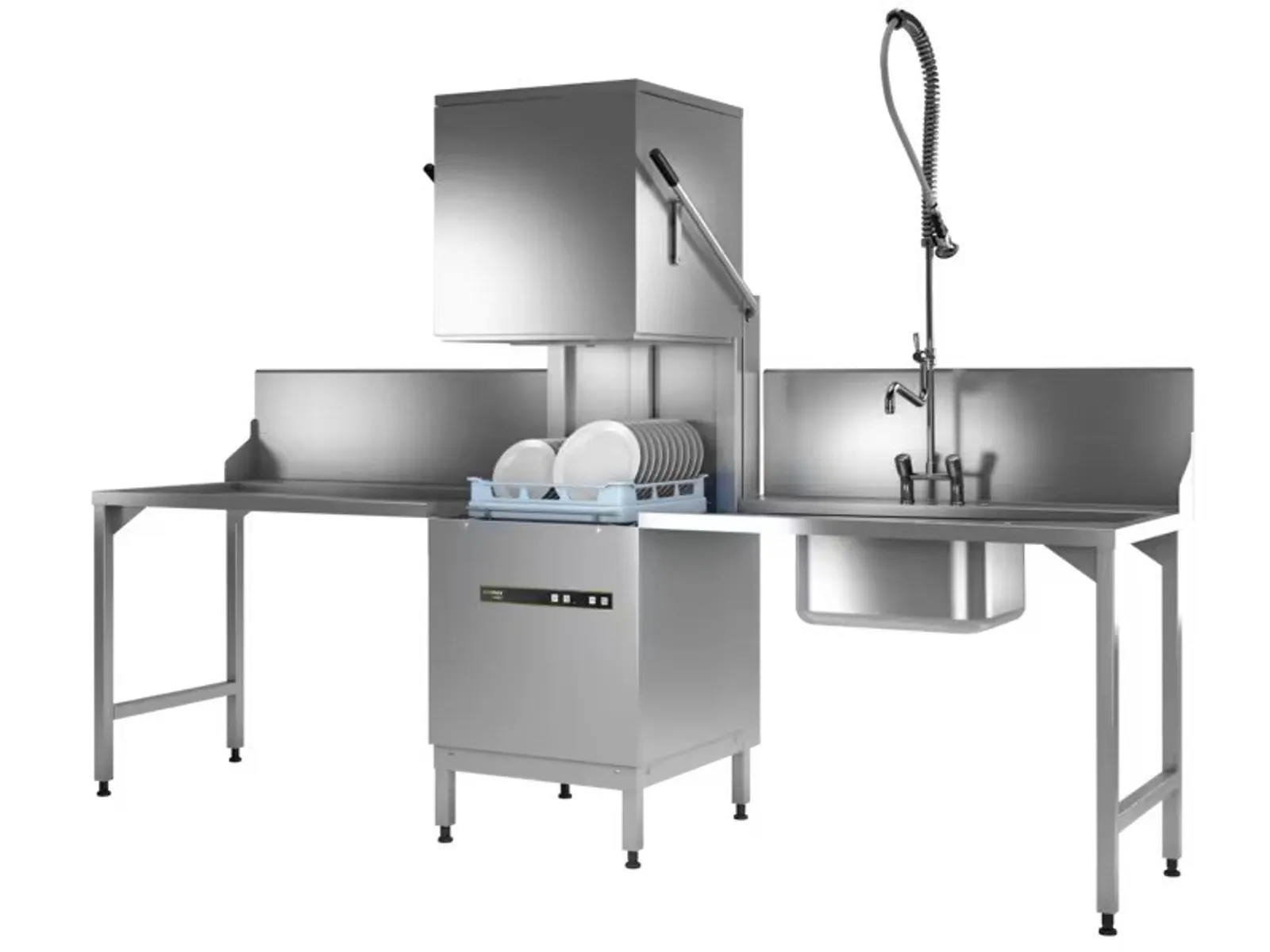 Hobart ECOMAX604 Hood-Type Single Phase 15 AMP Dishwasher
