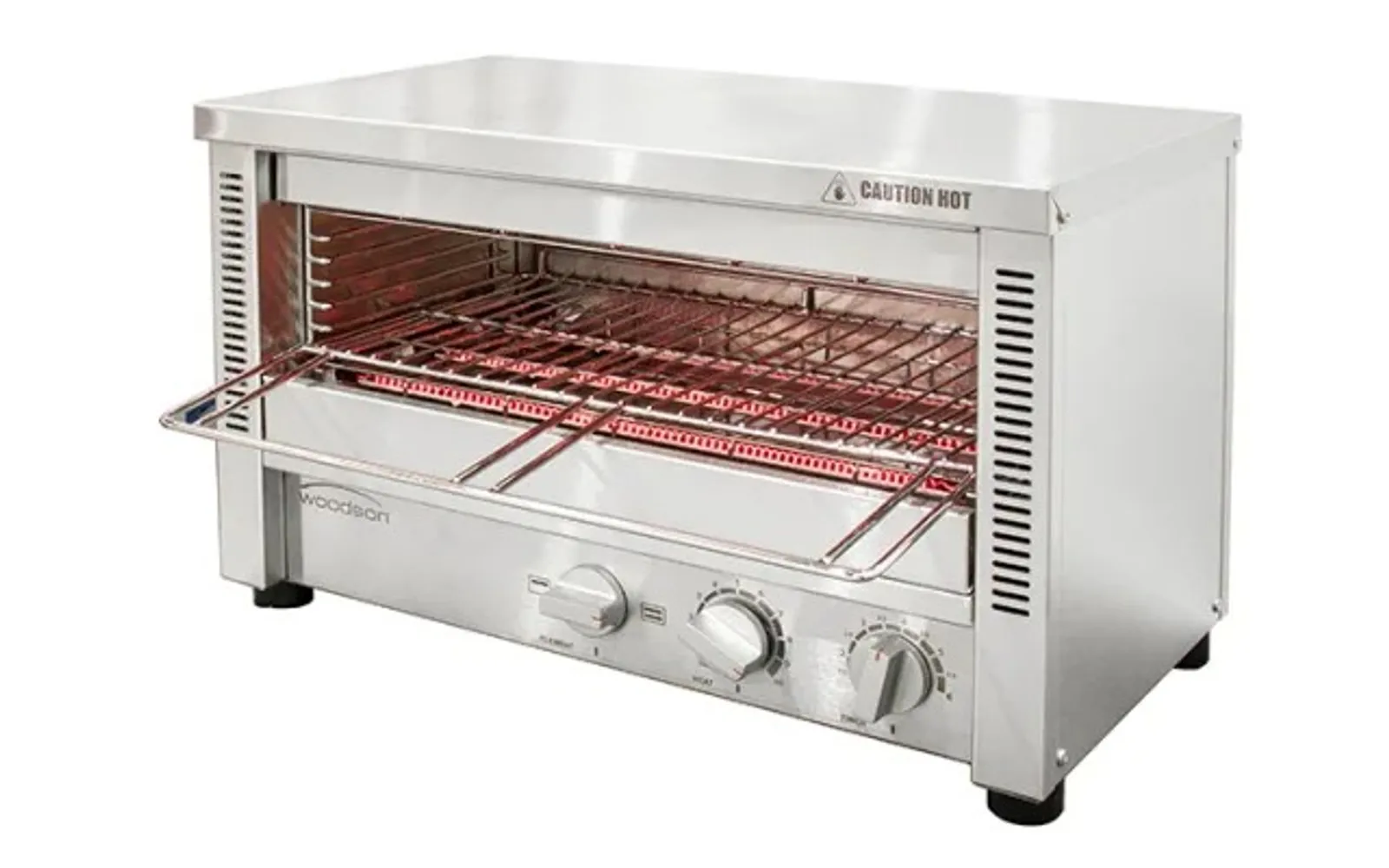 Woodson W.GTQI.8 - Multi-Function Glass Element Toaster Griller - 8 Slice