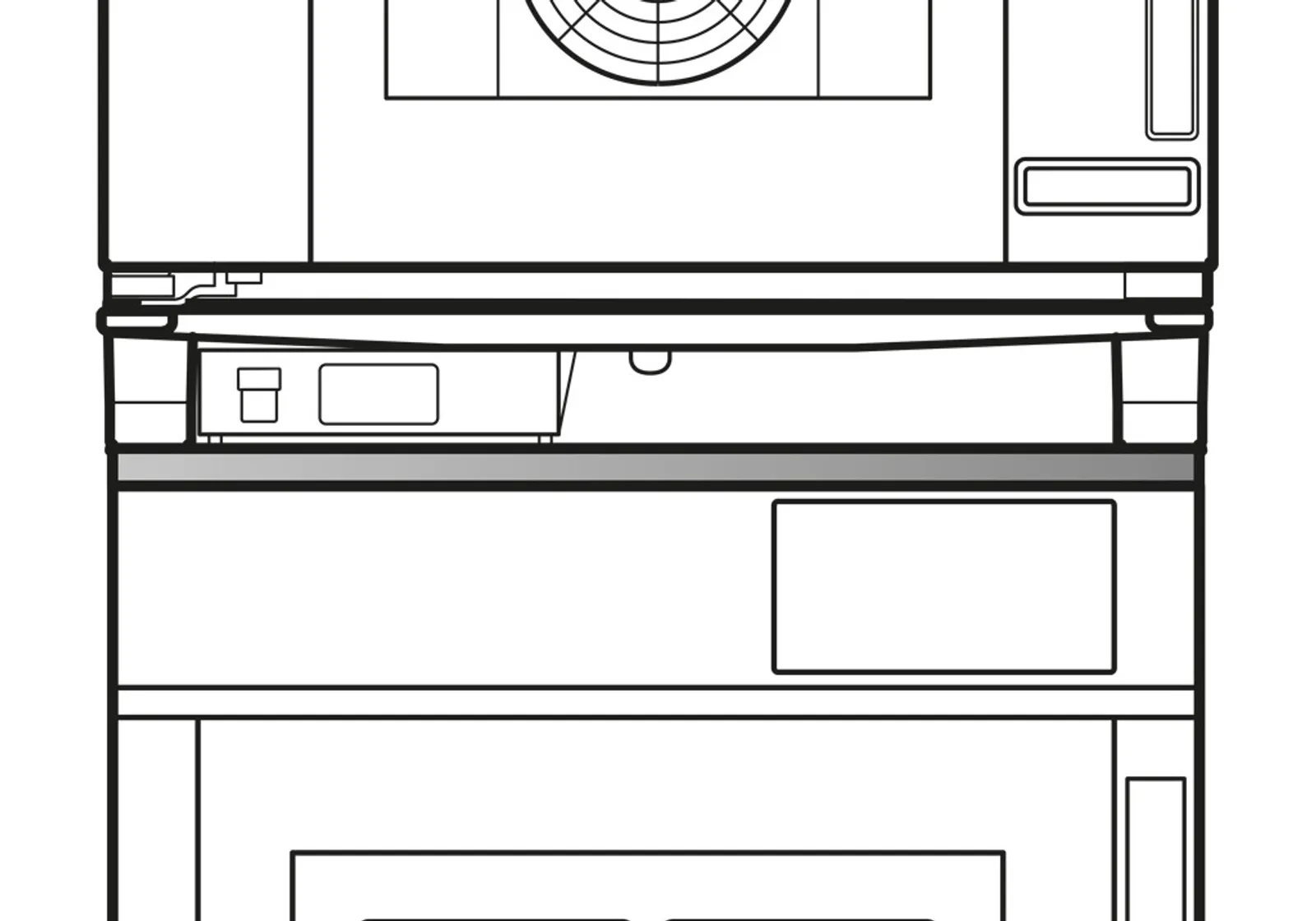 Unox XEEQC-0011-E - Double Stack Installation Kit