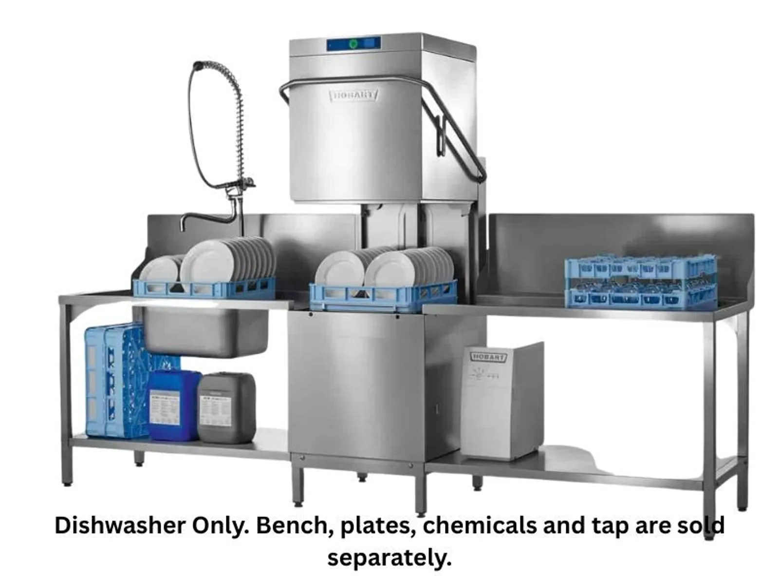 Hobart PROFI AMX-V Dishwasher with Vapostop Exhaust energy storage