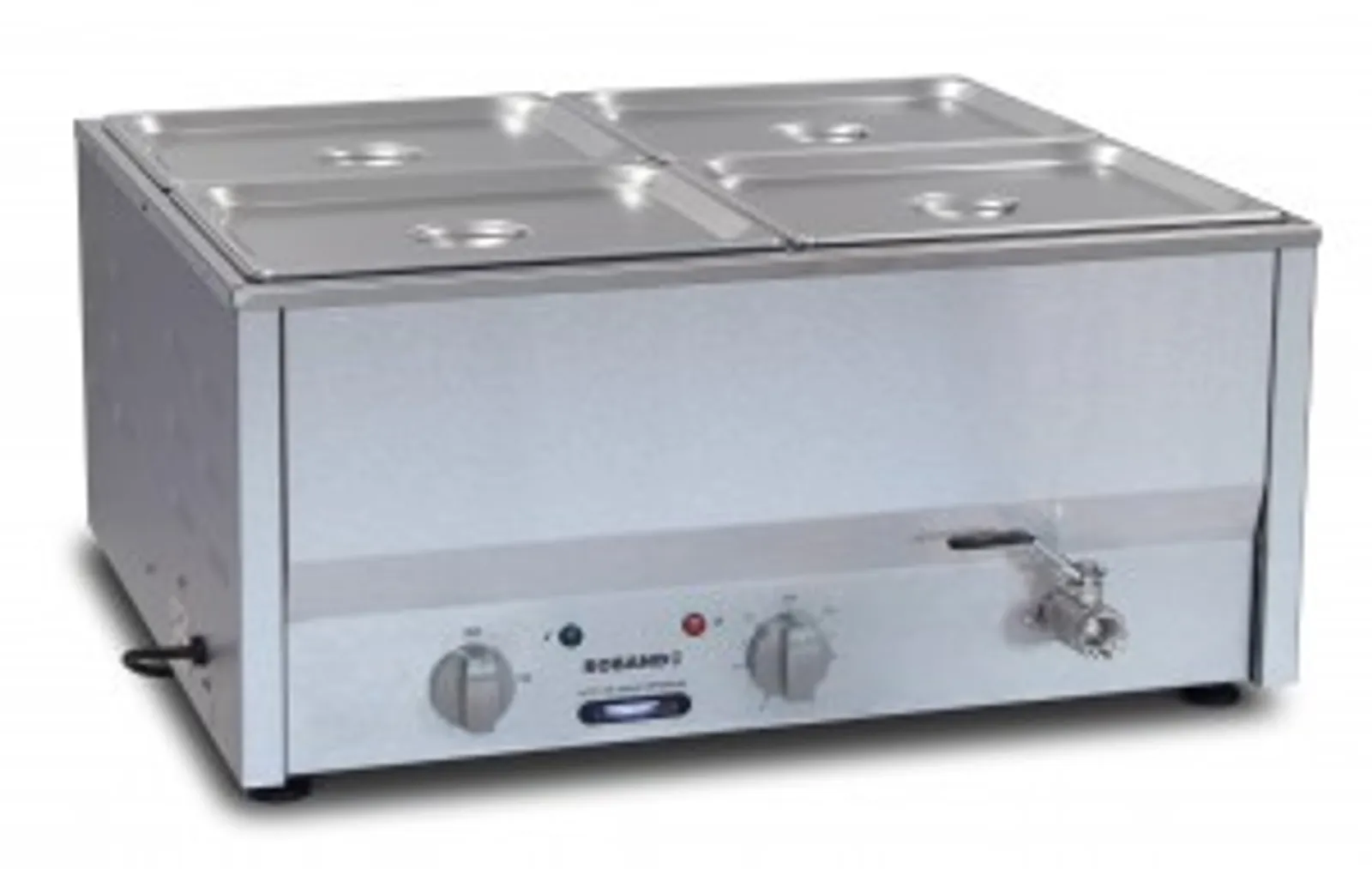 Roband BM22A - Hot Bain Marie, 2 rows x 2 1/2 GN, pans & lids included