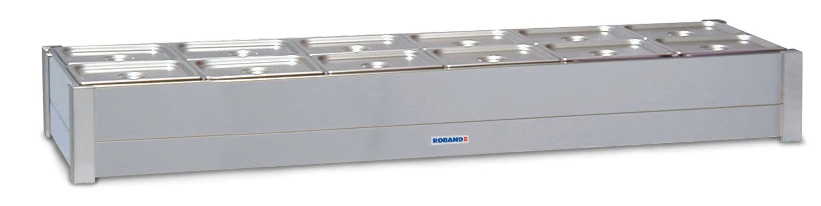 Roband BM26 - Hot Bain Marie, 2 rows x 6 1/2 GN, pans not included