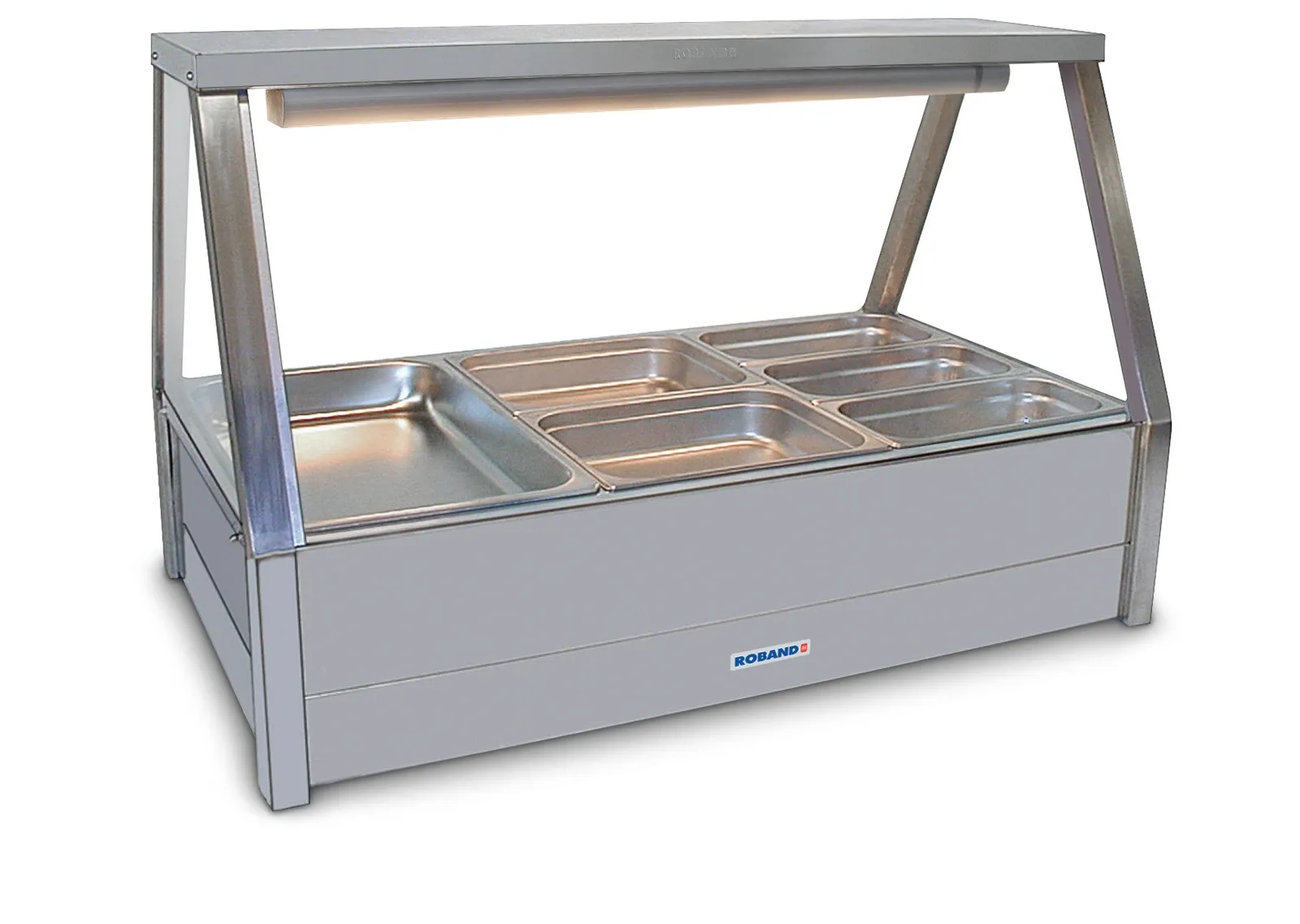 Roband E23 Straight Glass Hot Foodbar