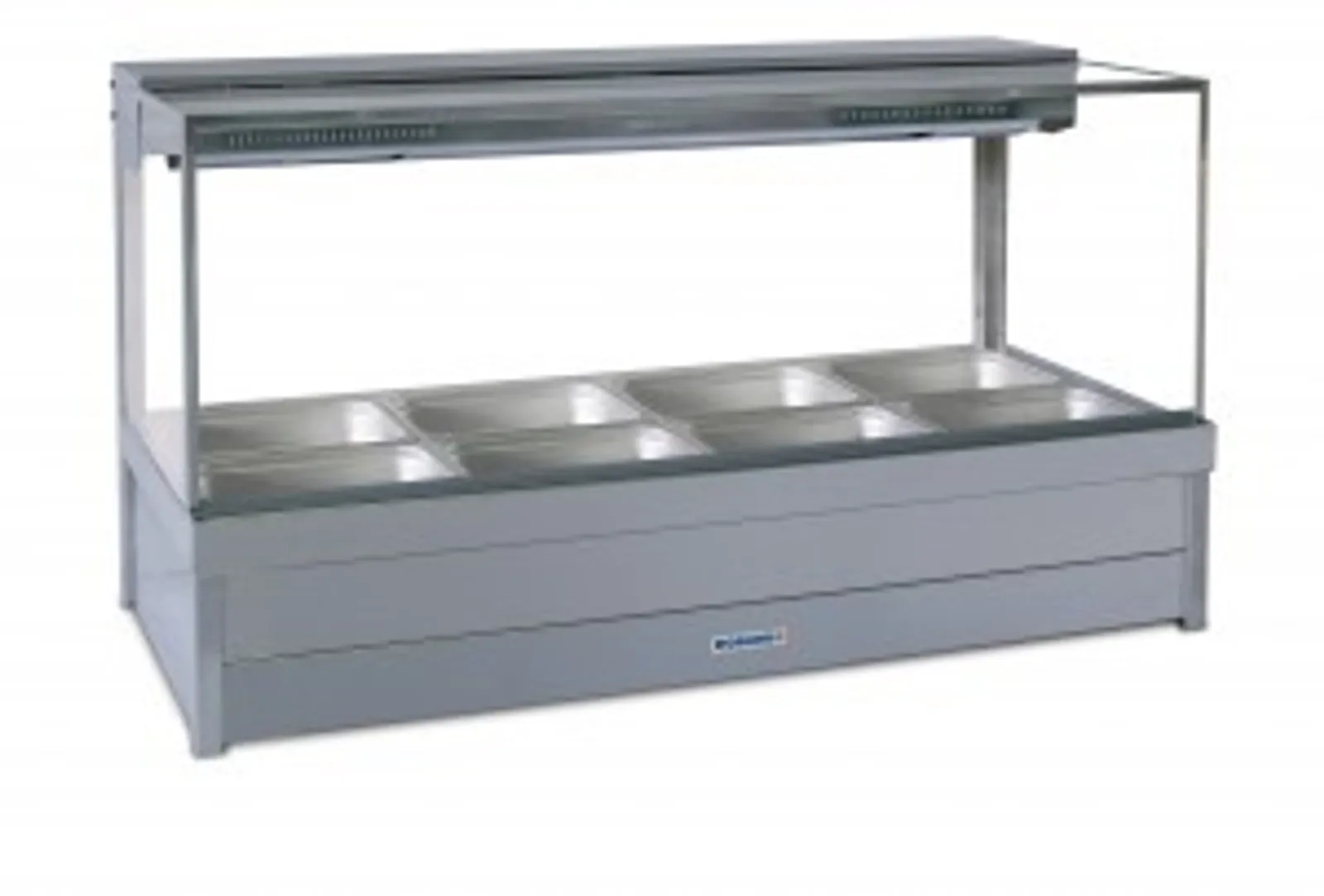 Roband S22 Square Glass Hot Foodbar