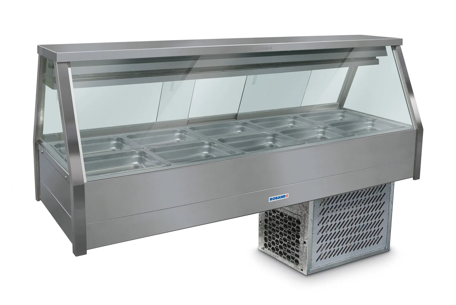 Roband ERX25RD Straight Glass Refrigerated Foodbar