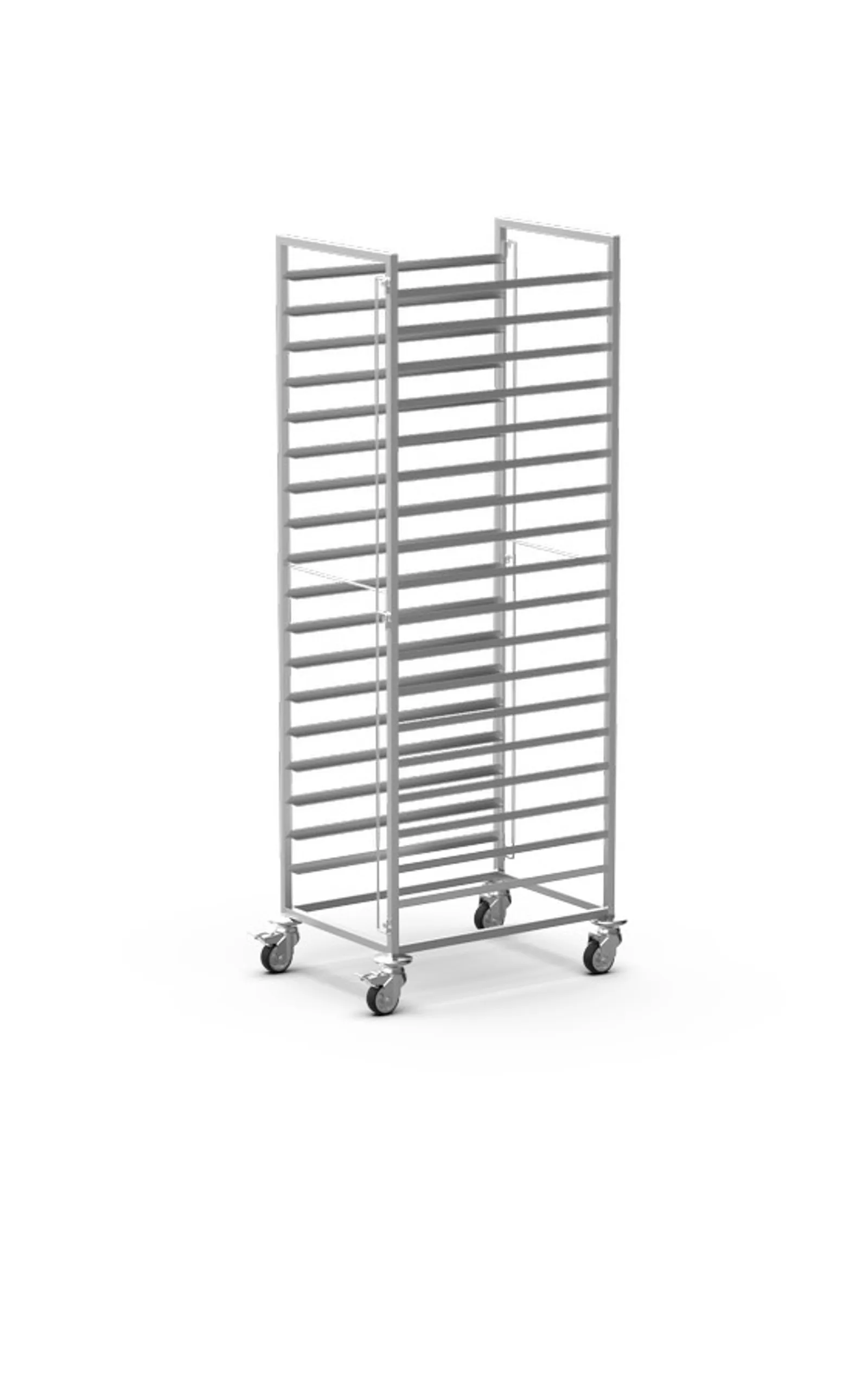 Unox TR18SSADJ 18 Tray Stainless Steel Bakery Cooling Trolley