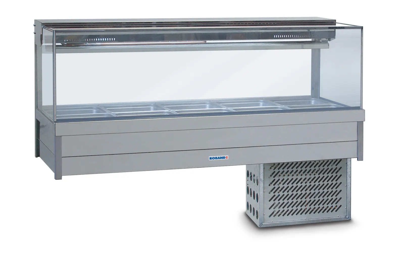 Roband SRX25RD Square Glass Refrigerated Foodbar
