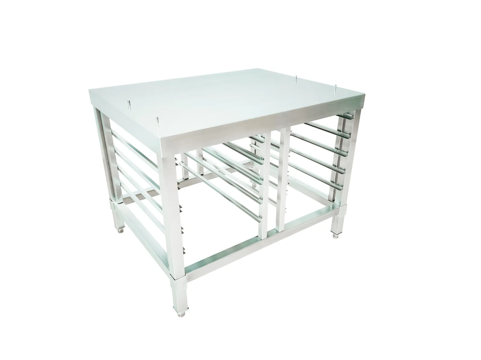 Rational ICP-UG2-101 - Modular Stand - STAND UG2 SUIT ICOMBI 61 & 101 OPEN SIDES W/ RUNNERS for Rational Combi Ovens