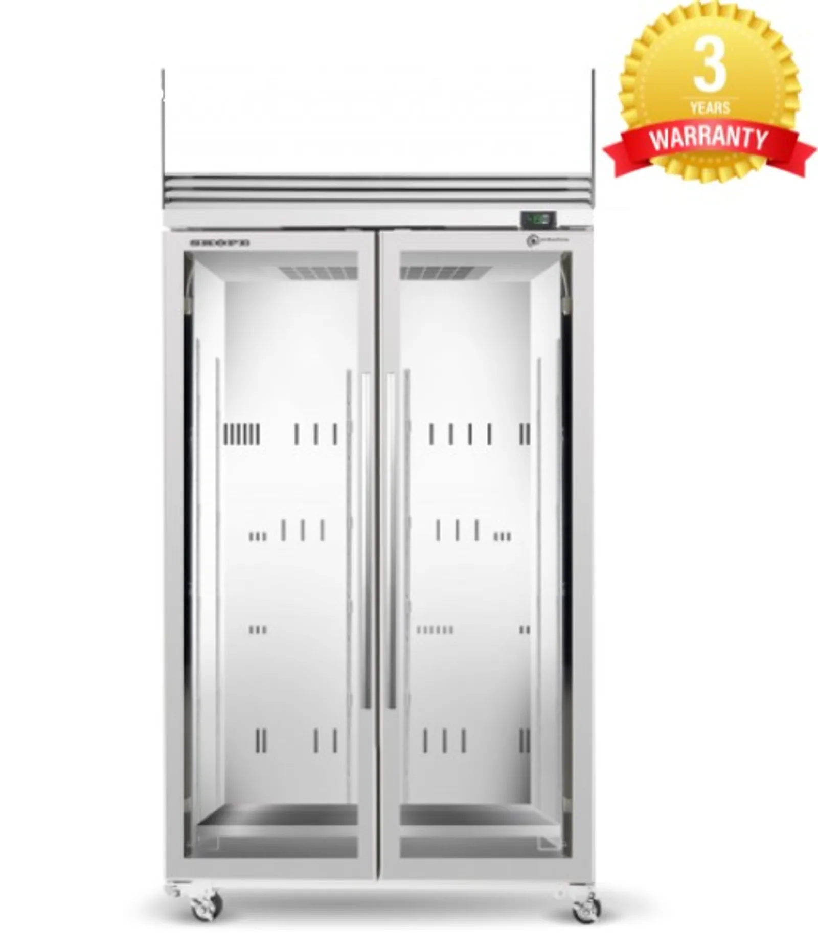 SKOPE ActiveCore TMF1000N-ICE  Glass Door Display Freezer, Lit Sign