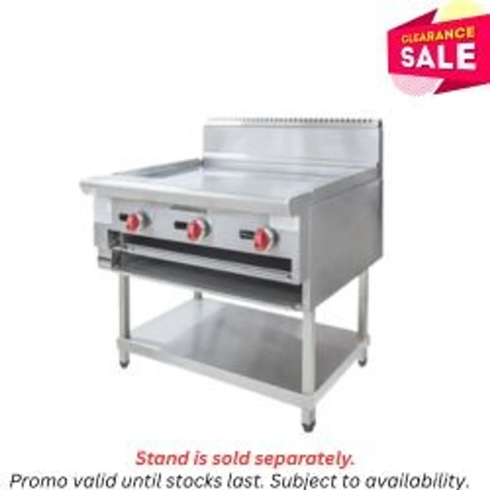 American Range AARG.36.N - Combination Griddle with Salamander 914mm Wide, Natural Gas - Clearance
