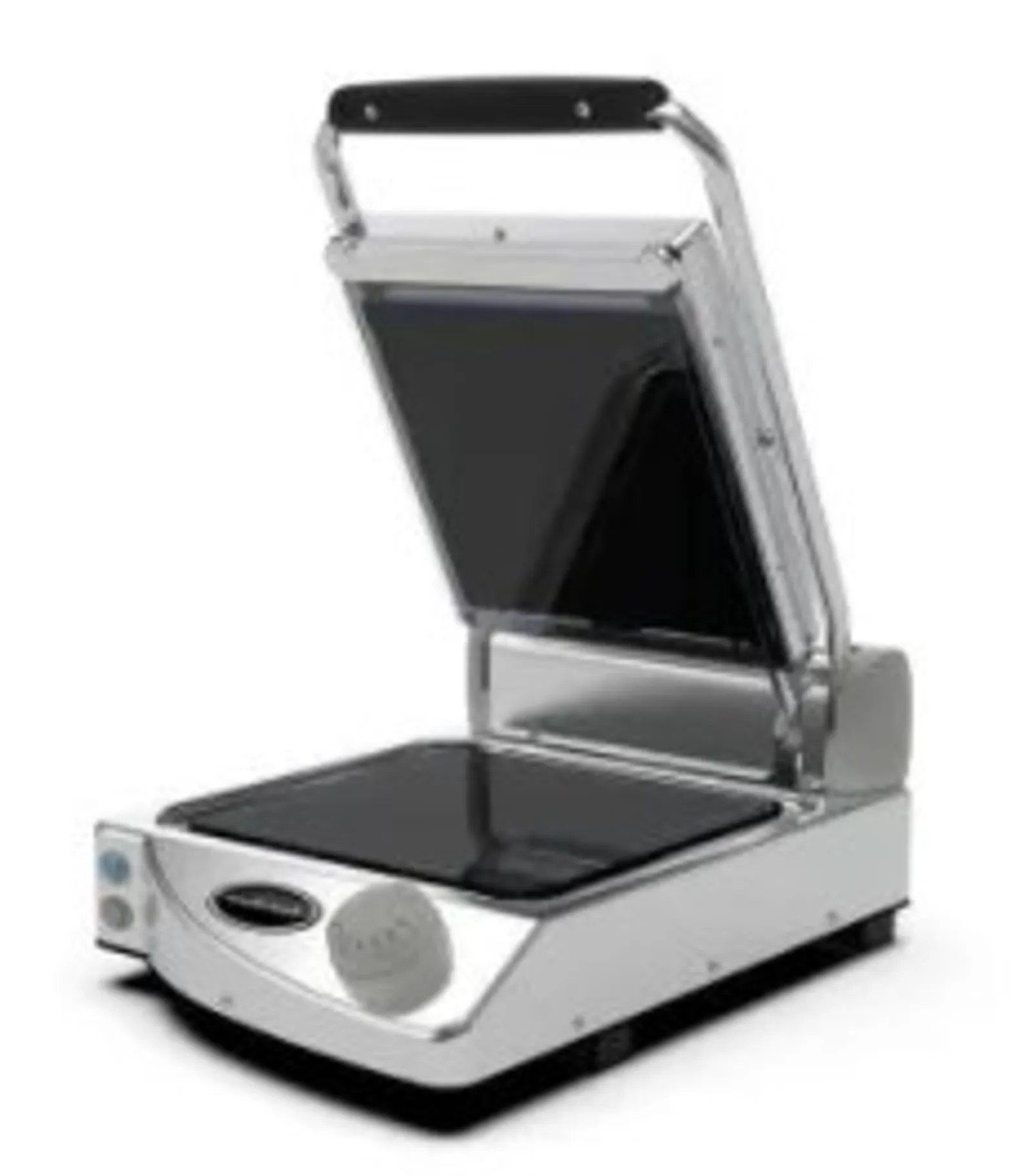 SpidoCook SP010PR Manual Single Contact Grill - Black Ribbed Surface