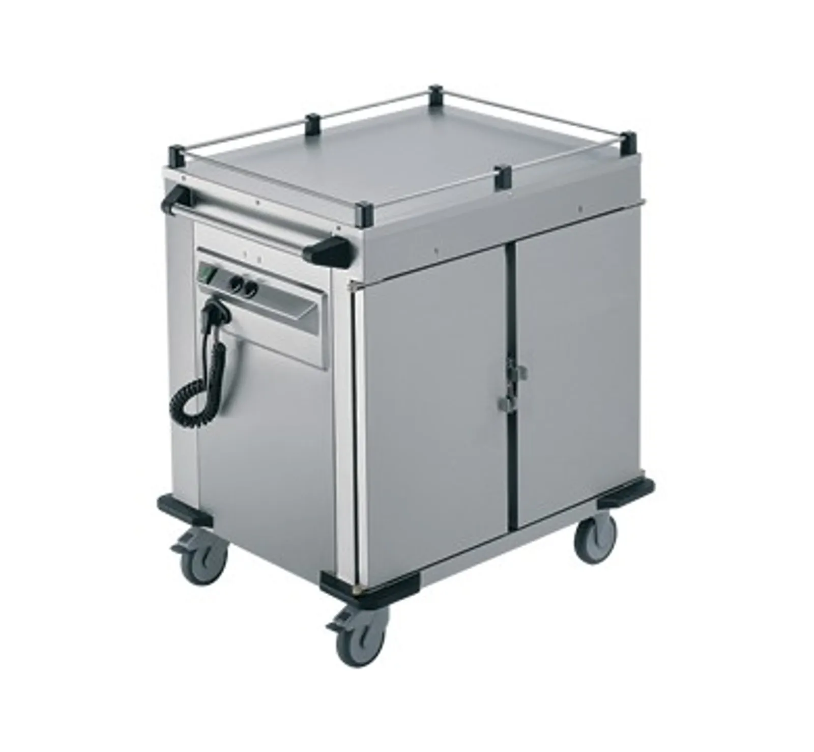 Rieber NORM-II-0 - 2 x Heated Cabinets Mobile Food Transport Trolley