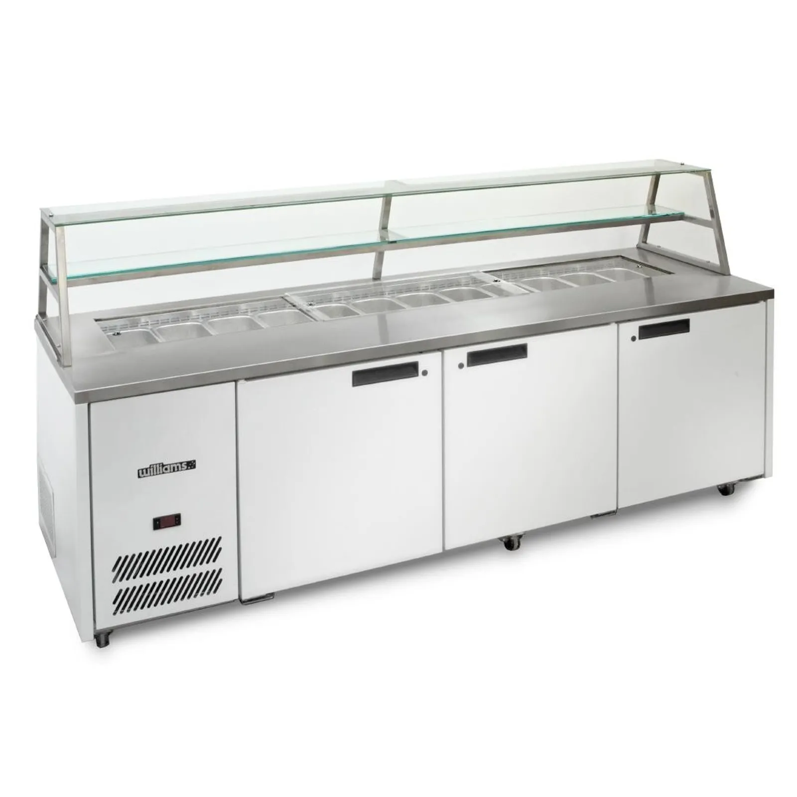 Williams HJ3SCBA Jade SC - 3 Door Sandwich Prep Counter, White
