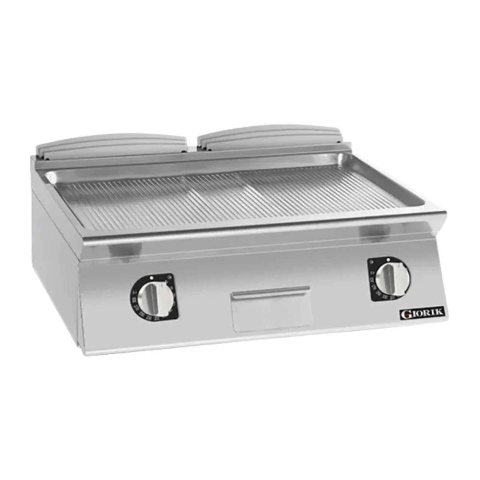 Giorik FRE941TCRXT 900 Series - Electric Frytop - 800mm Ribbed Satin Chrome Plate