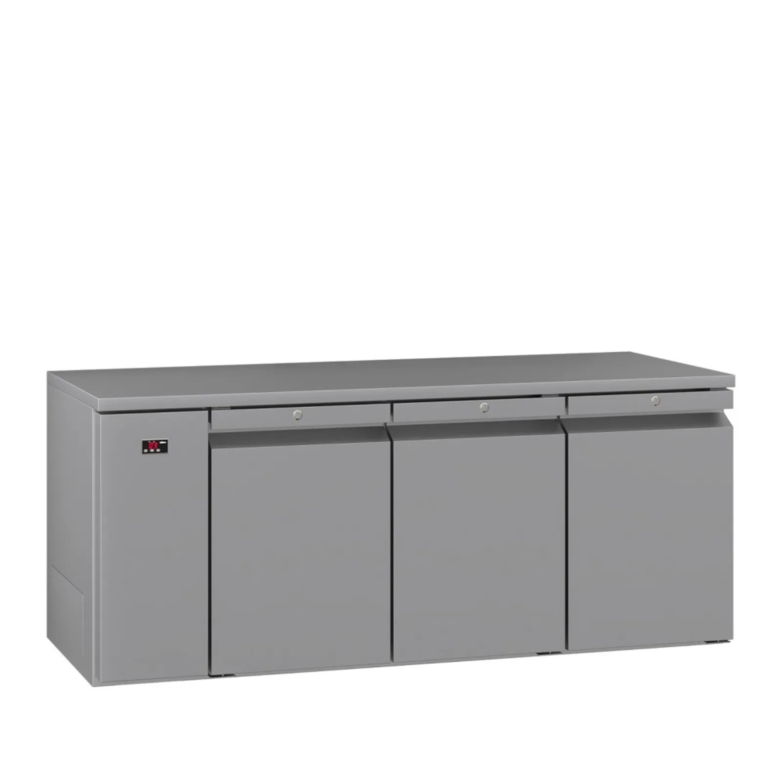 Williams HO3RSS Opal Remote - 3 Solid Door Counter Fridge