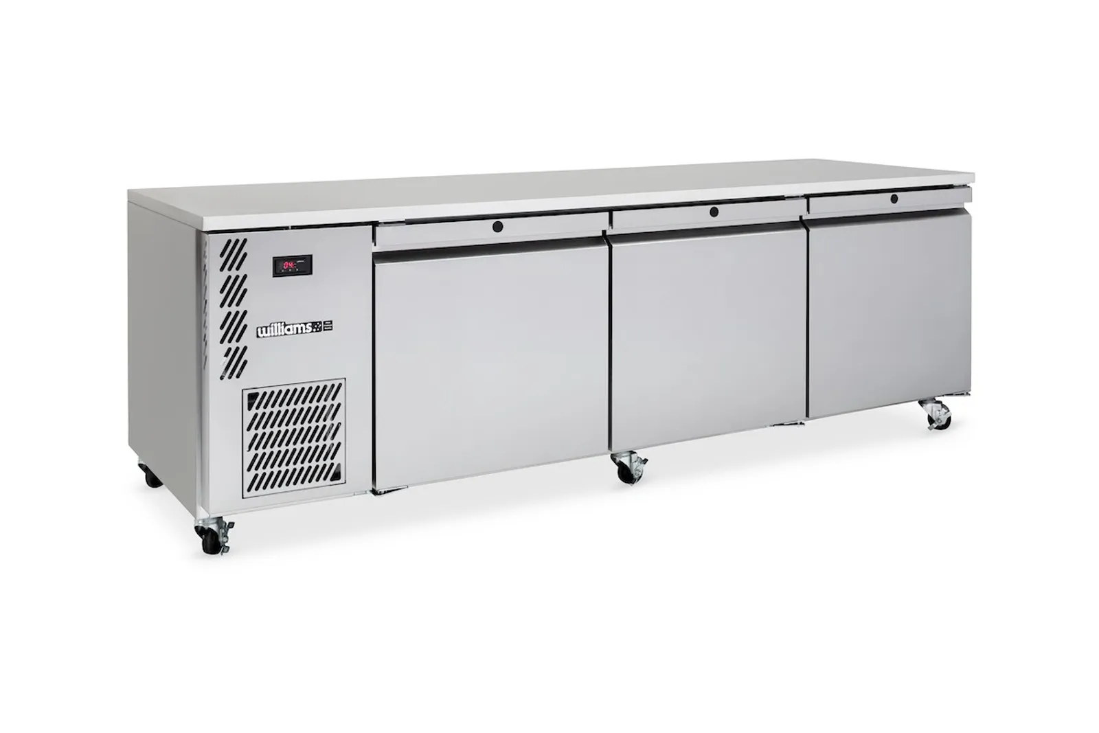 Williams HE3USS Emerald - 3 Solid Door Counter Fridge