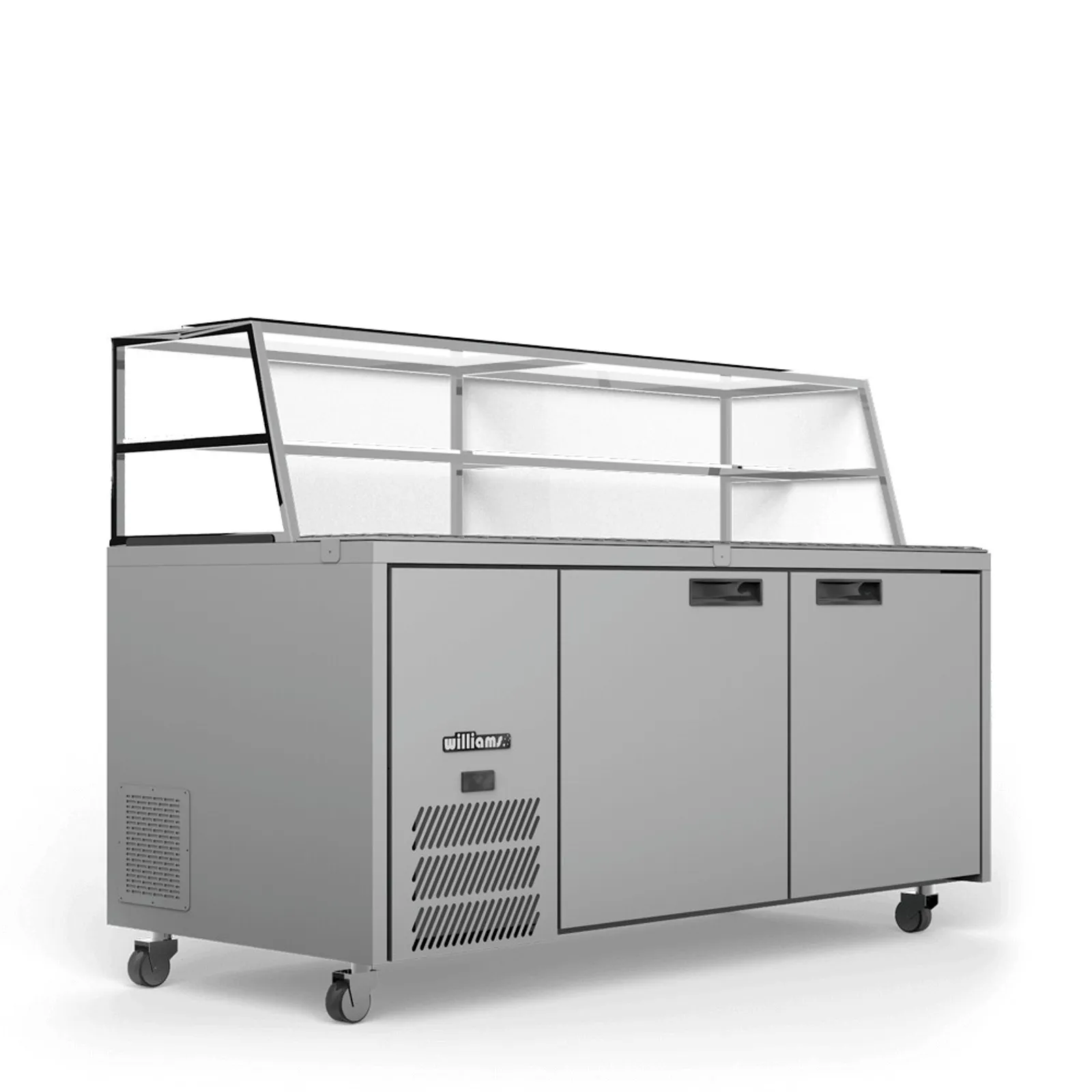 Williams HJ2SCBASS Jade SC - 2 Door Sandwich Prep Counter, Stainless Steel