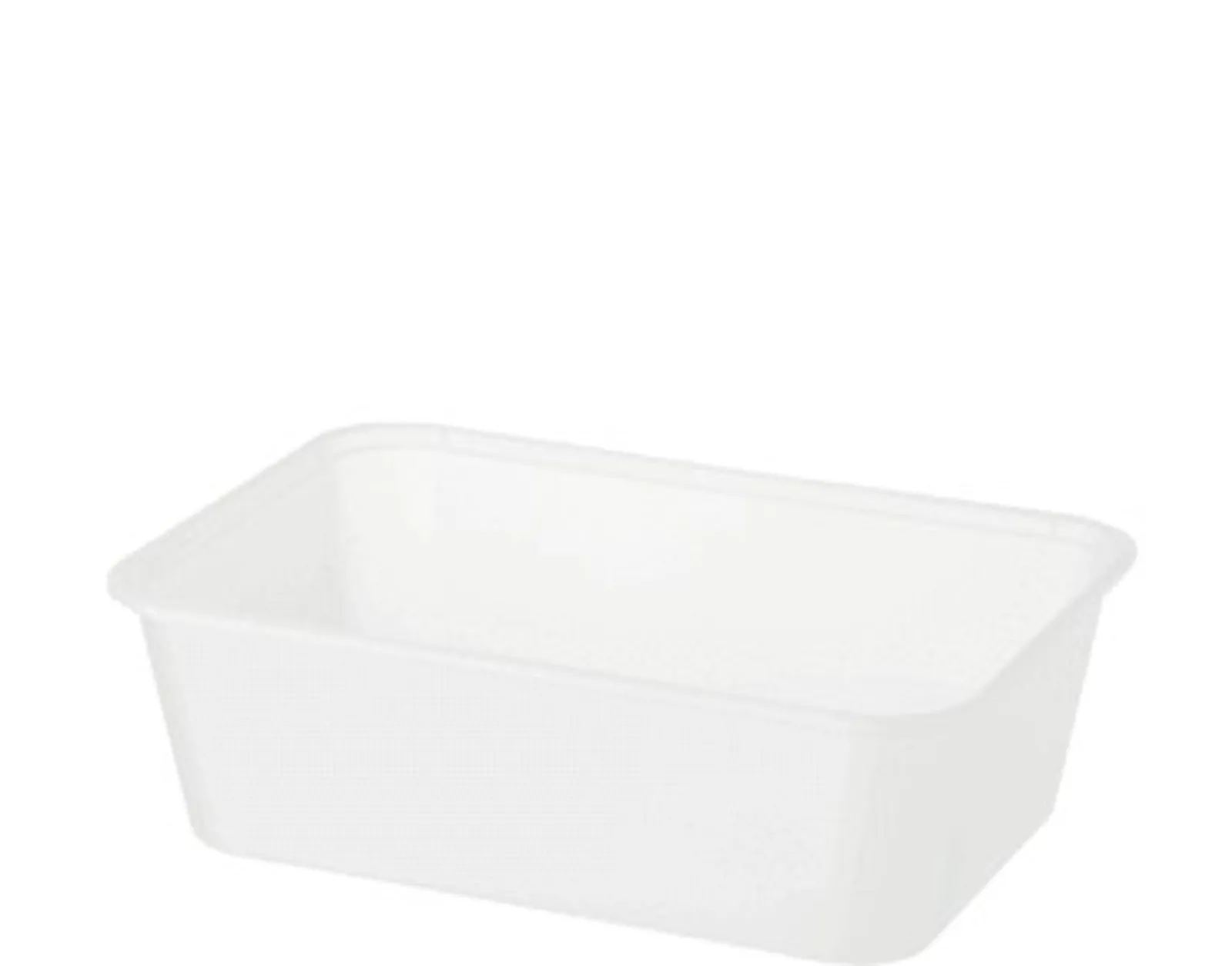 FreezaReady FRZ750 - Rectangular Container, Medium - 750ml, Translucent