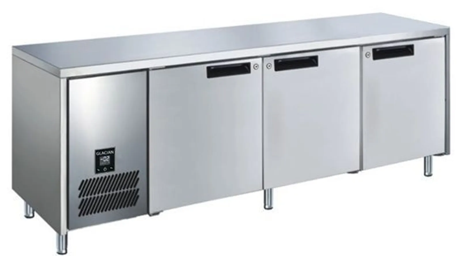 Glacian BFS61885 - 3 Door Slimline Steel Freezer