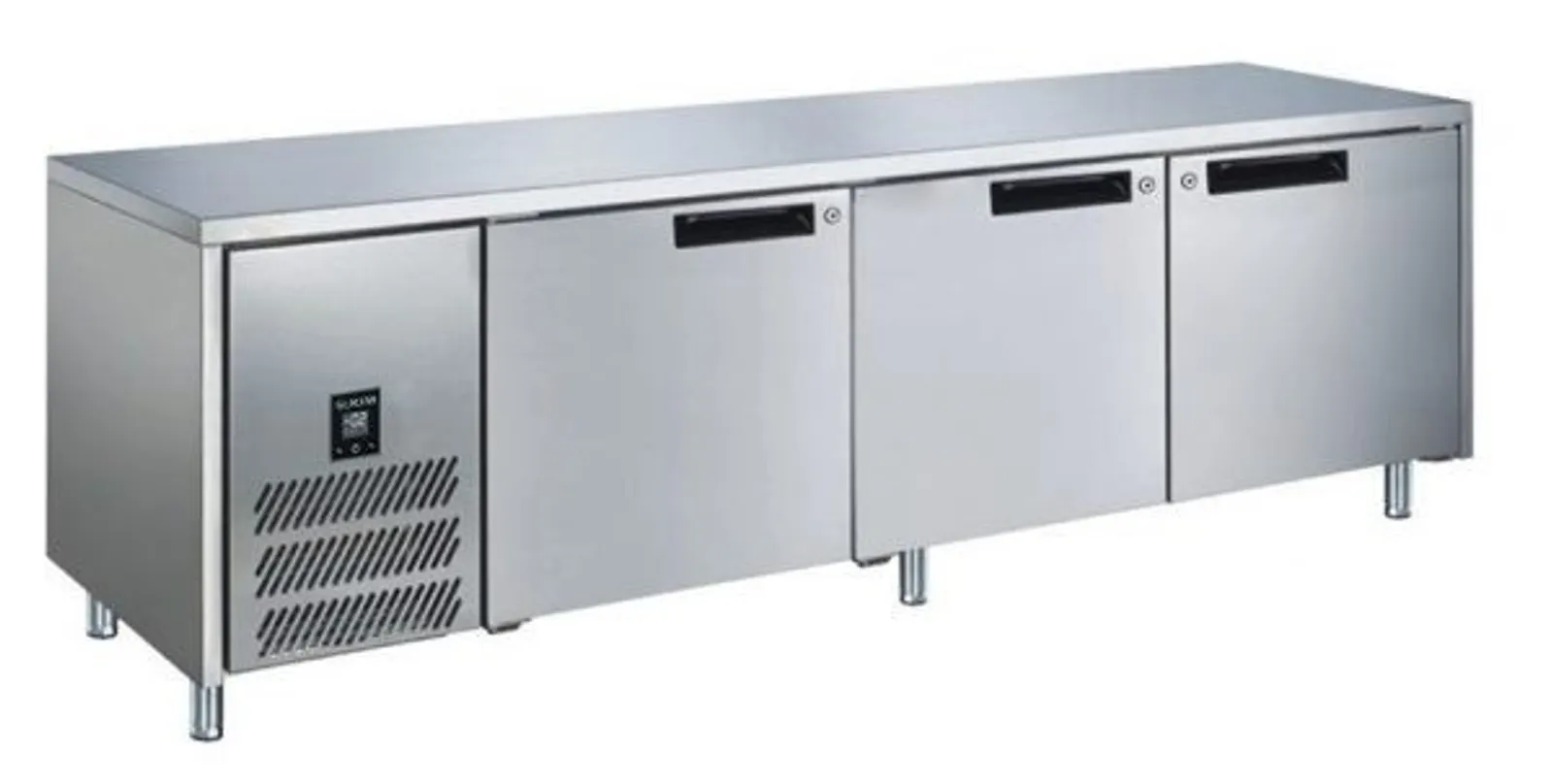Glacian BCS72476 - 3 Door Steel Underbar Fridge