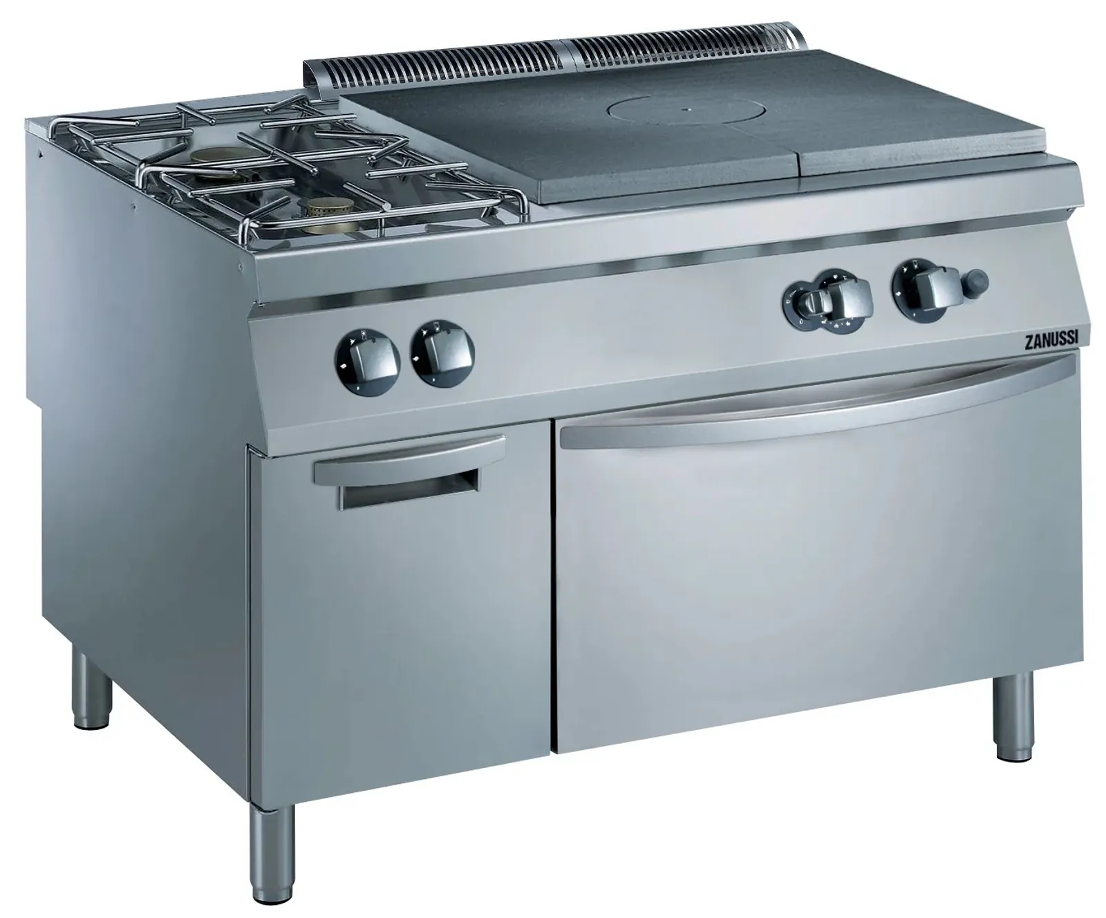Zanussi 392265 EVO900 - Gas Solid Top on Gas Oven w 2 Burners on Cupboard