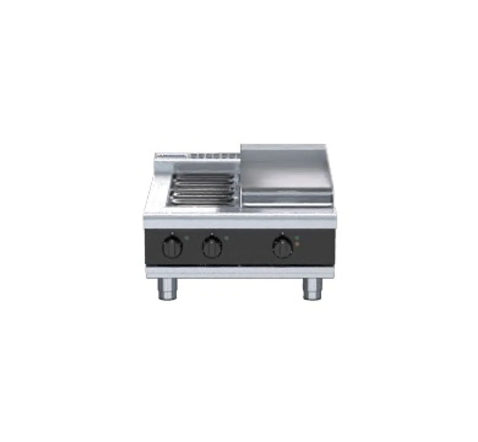 Waldorf Bold RNLB8403E-B - 600mm Electric Cooktop Low Back Version - Bench Model