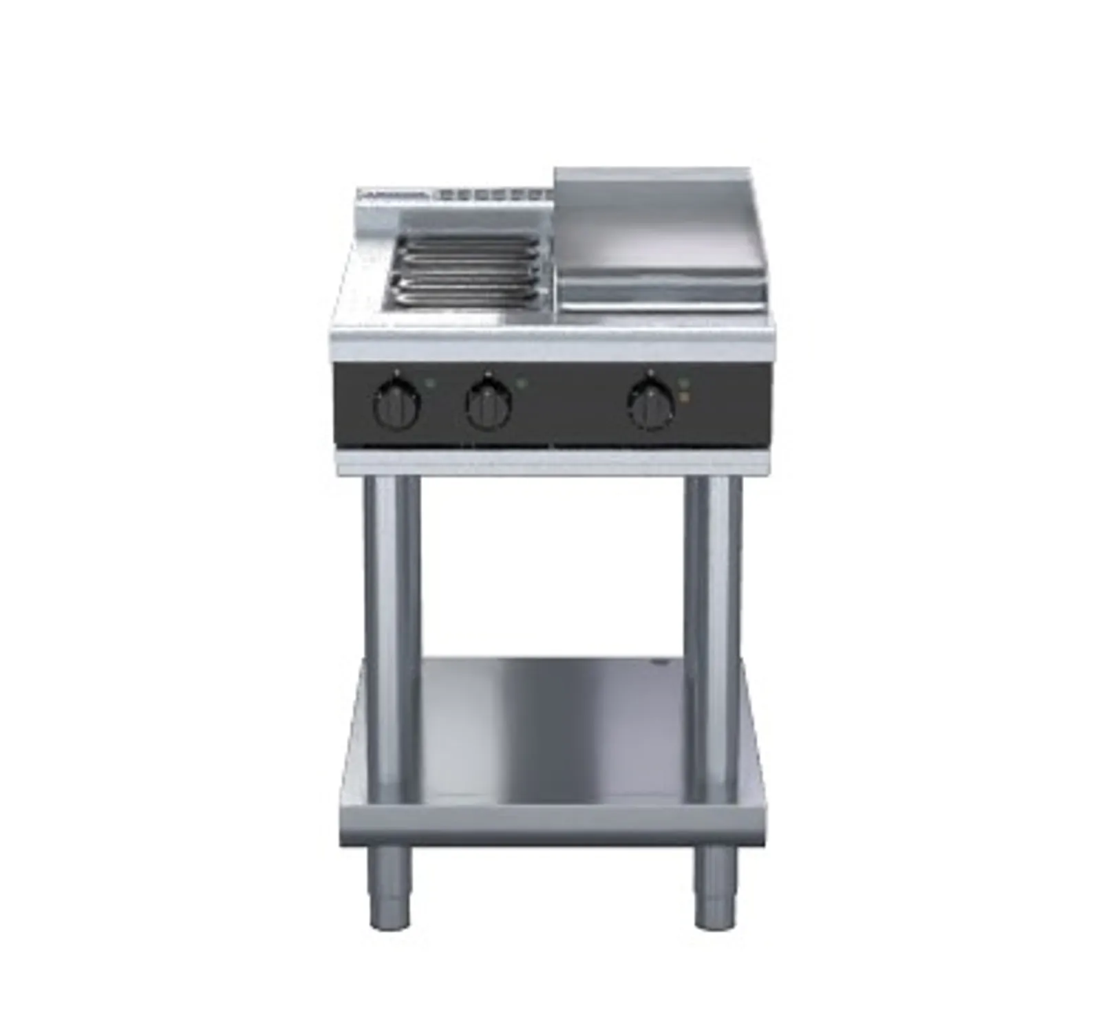 Waldorf Bold RNLB8403E-LS - 600mm Electric Cooktop Low Back Version Leg Stand