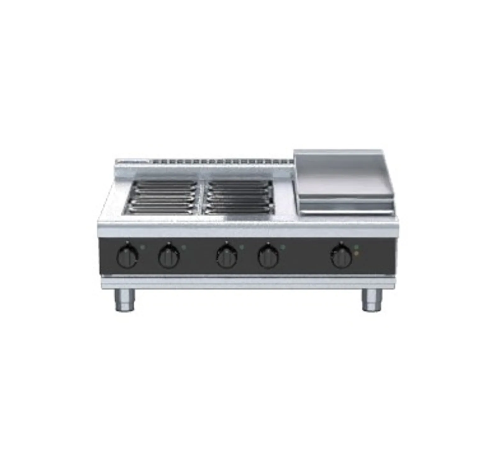 Waldorf Bold RNLB8603E-B - 900mm Electric Cooktop Low Back Version Bench Model