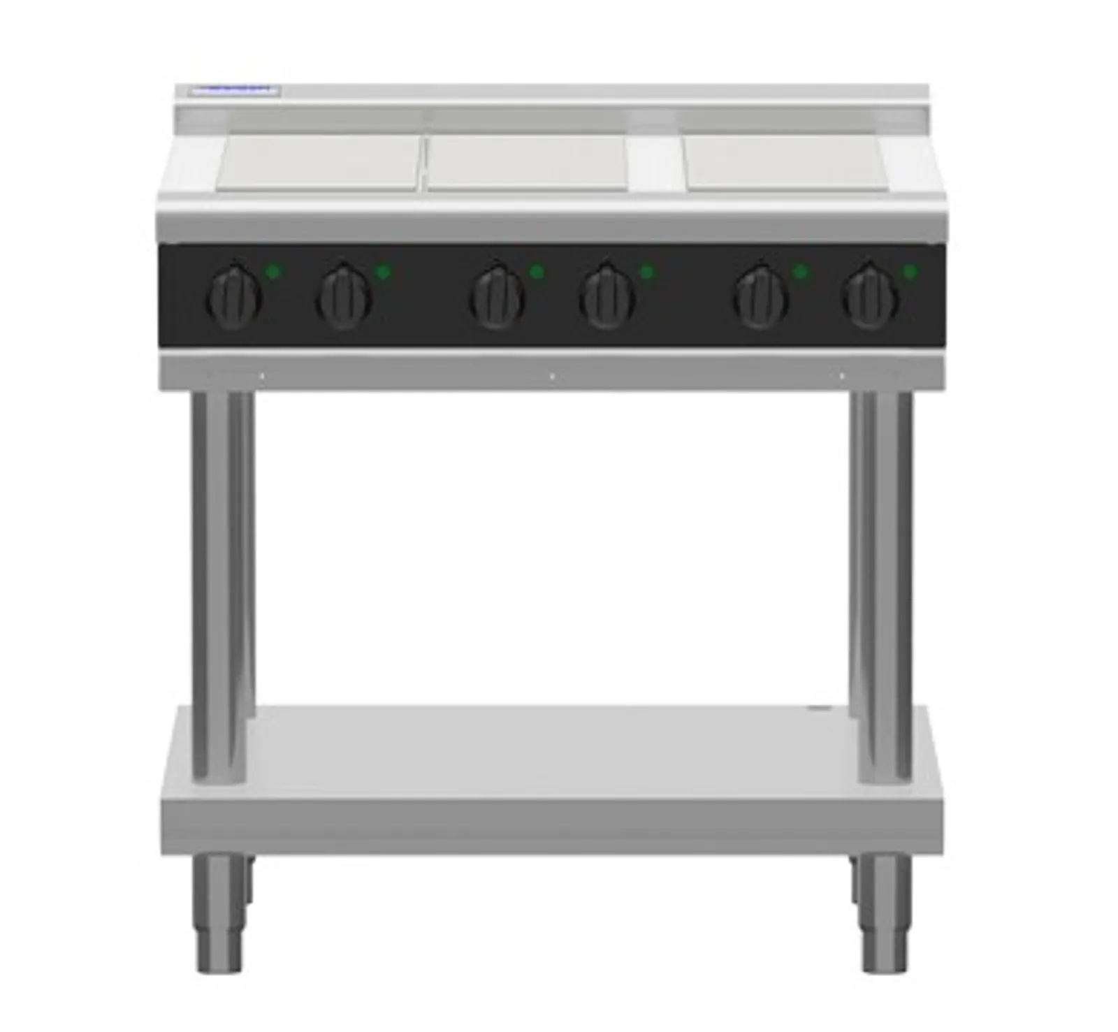 Waldorf Bold RNLB8606E-LS - 900mm Electric Cooktop Low Back Version Leg Stand
