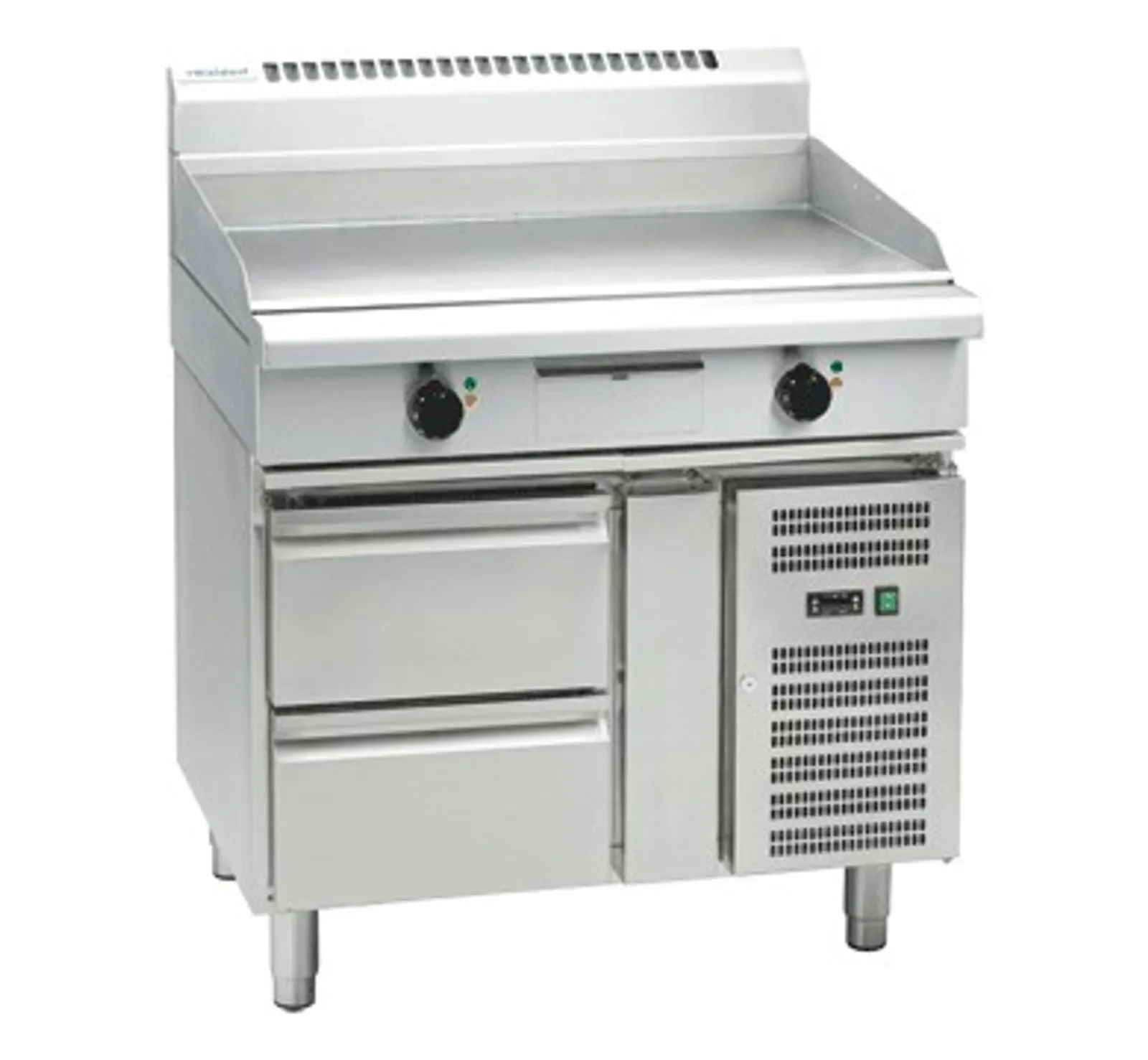Waldorf 800 Series GP8900E-RB - 900mm Electric Griddle Refrigerated Base