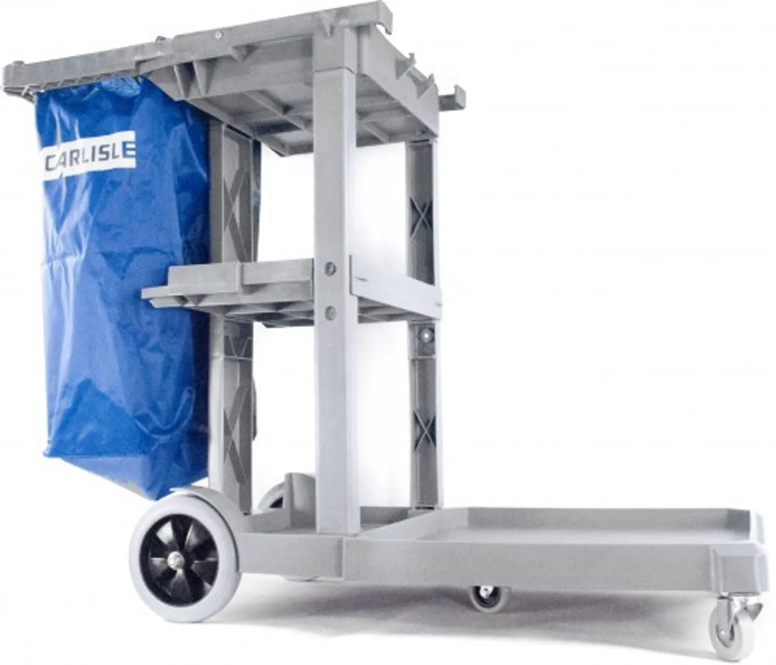 Carlisle JC1945L23 - Long Platform Janitorial Cart
