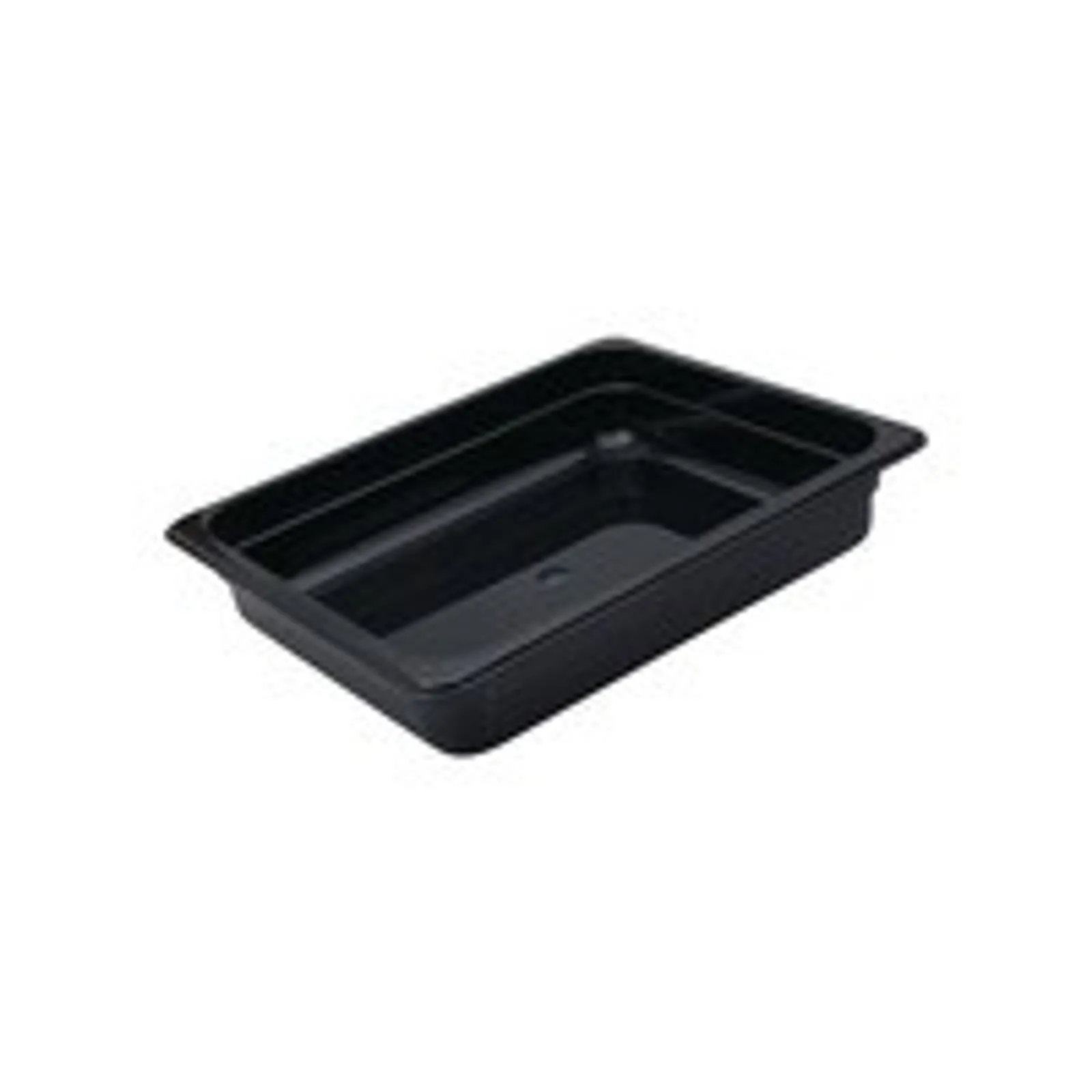 Caterrax 850208 - Black Polycarbonate Food Pan 1/2 Size 200mm