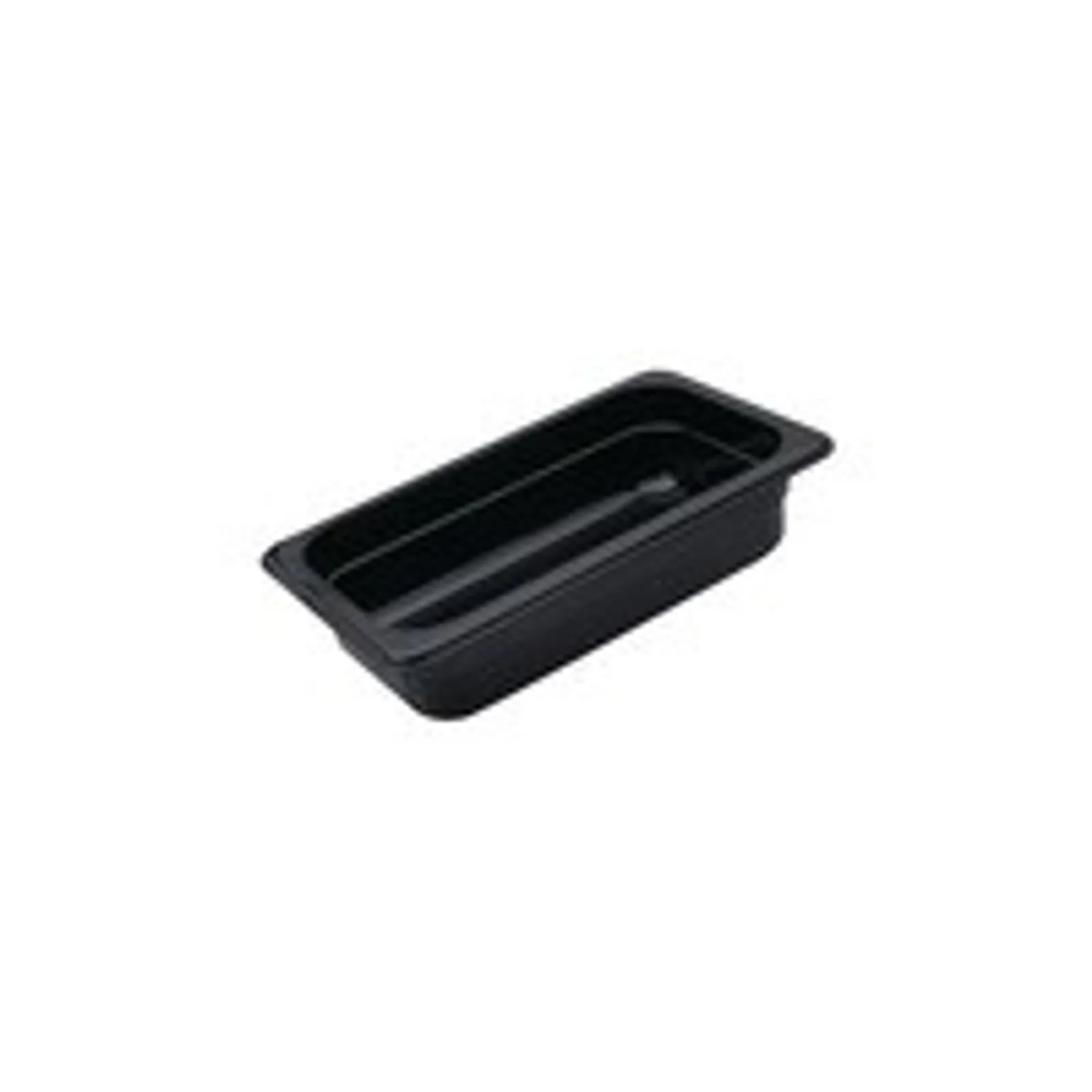 Caterrax 850304 - Black Polycarbonate Food Pan 1/3 Size 100mm