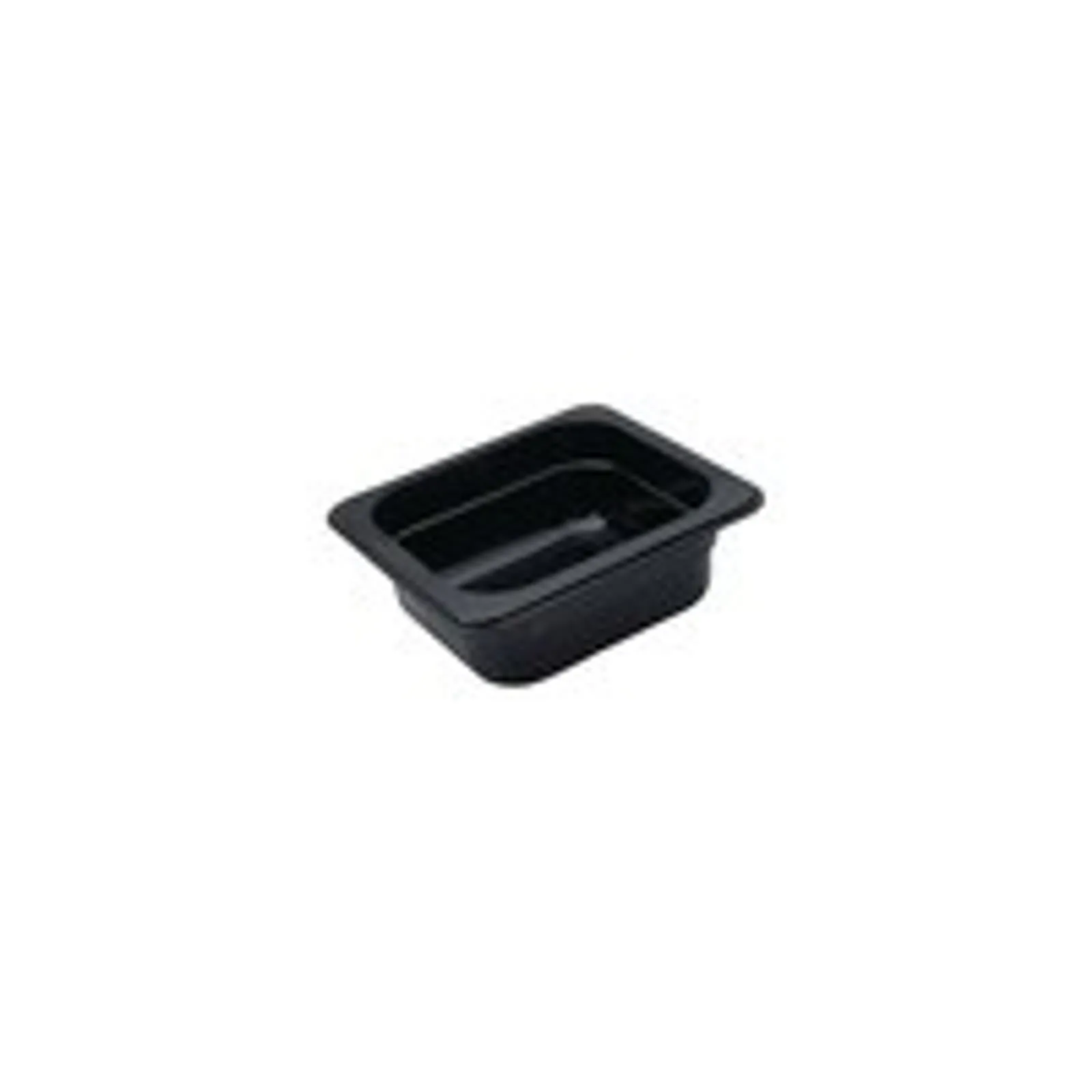 Caterrax 850602 - Black Polycarbonate Food Pan 1/6 Size 65mm